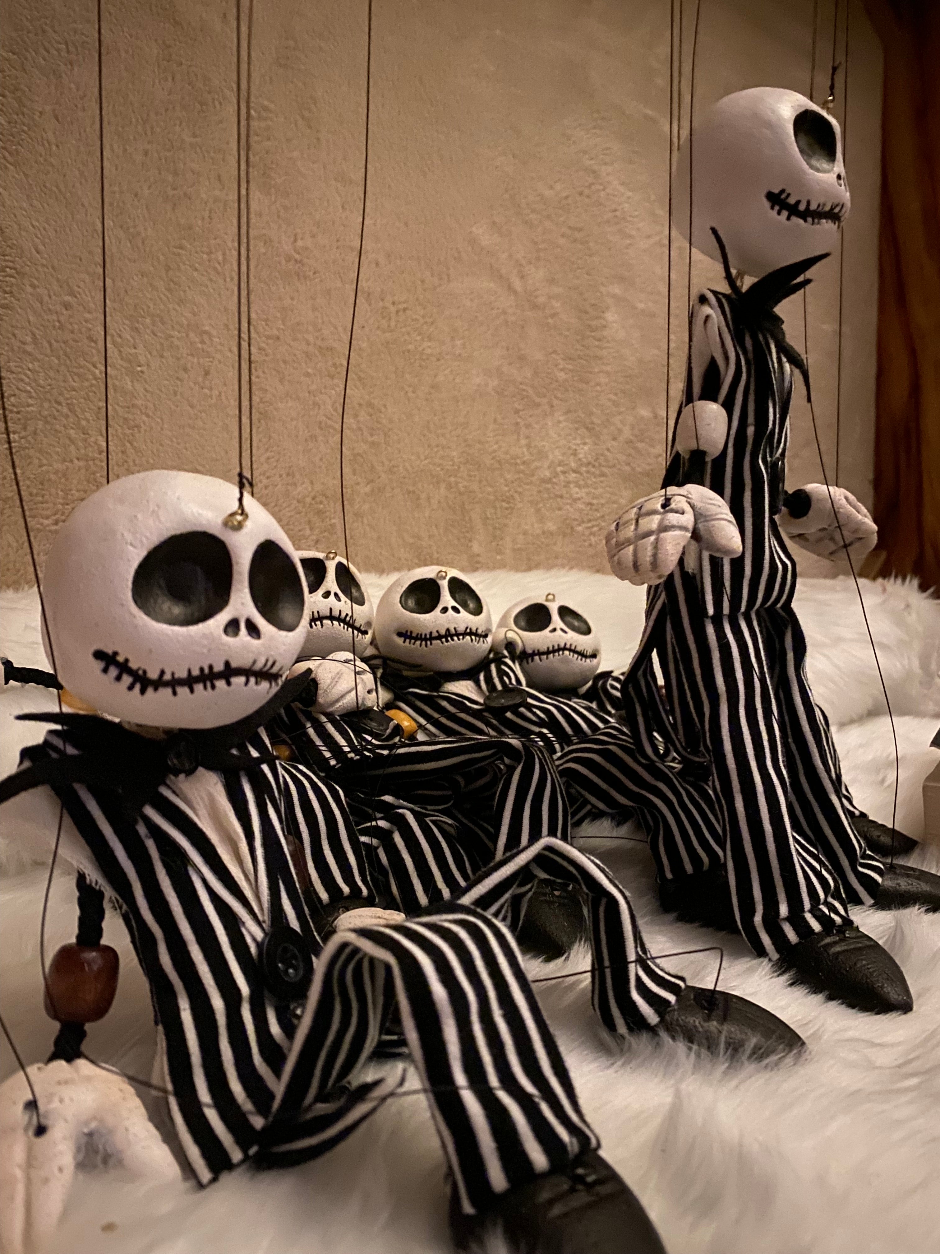Jack Skellington: Nightmare before Christmas puppet