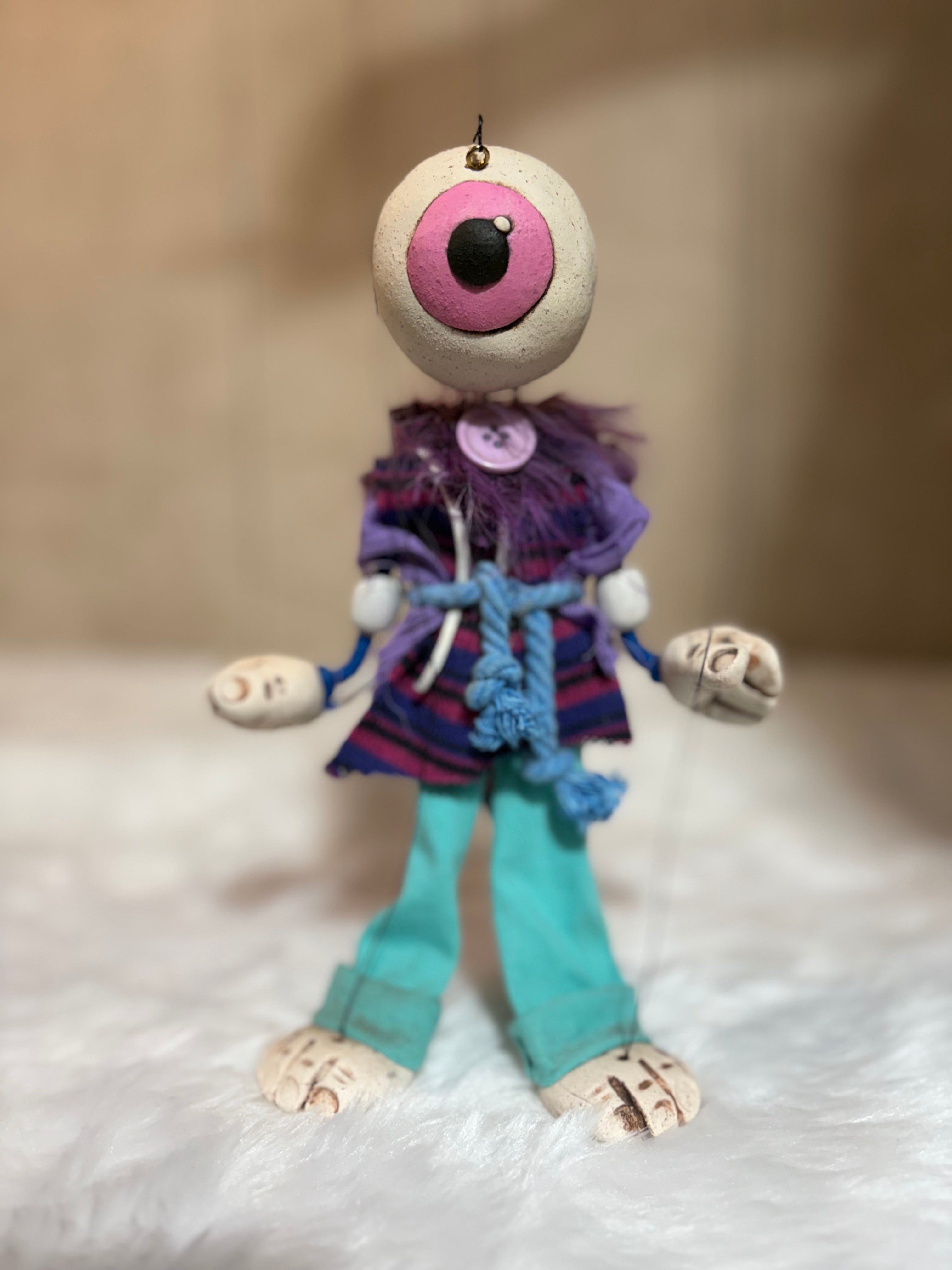 Eyeball Dude - Classic Marionette Puppet