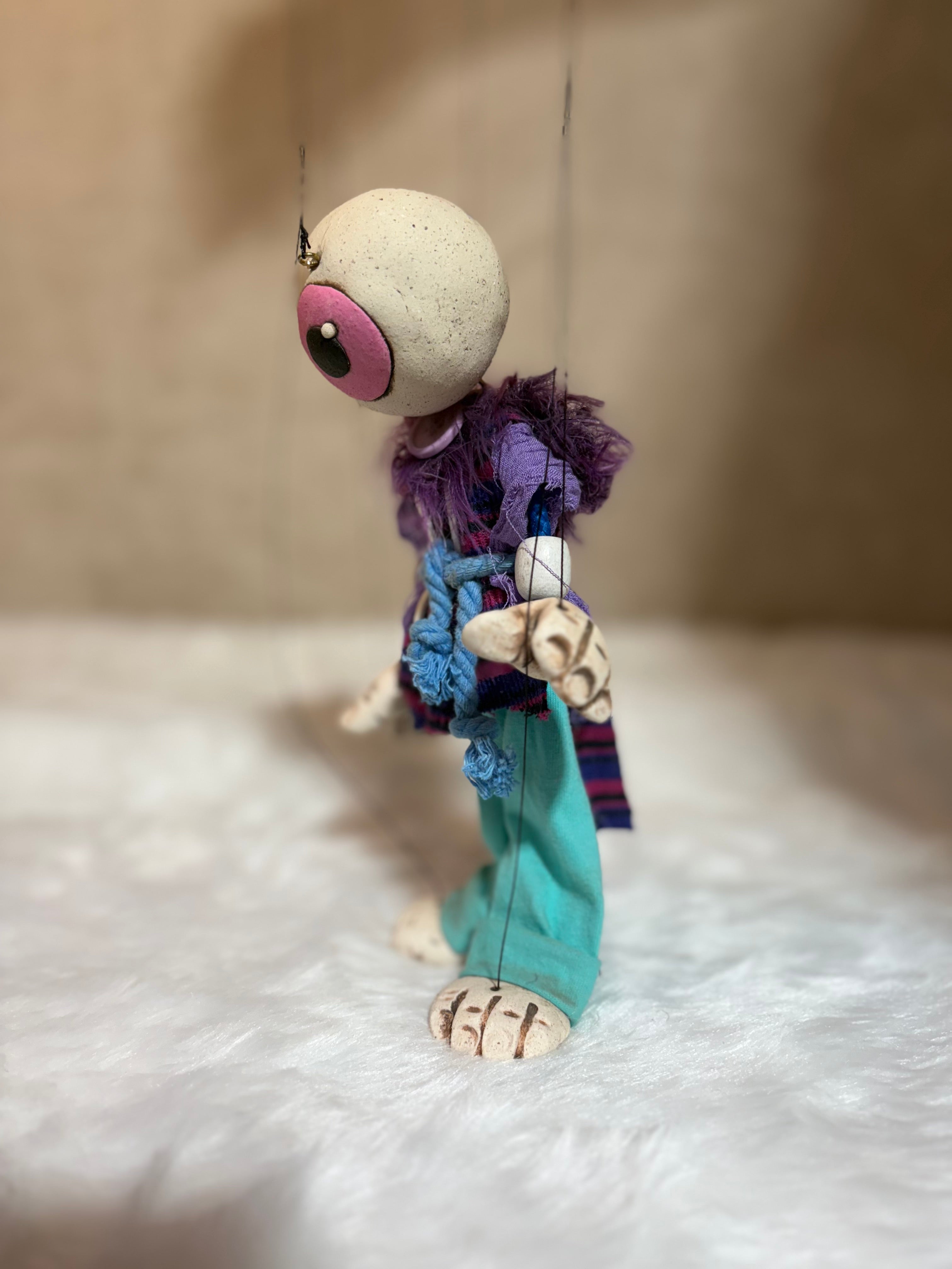 Eyeball Dude - Classic Marionette Puppet
