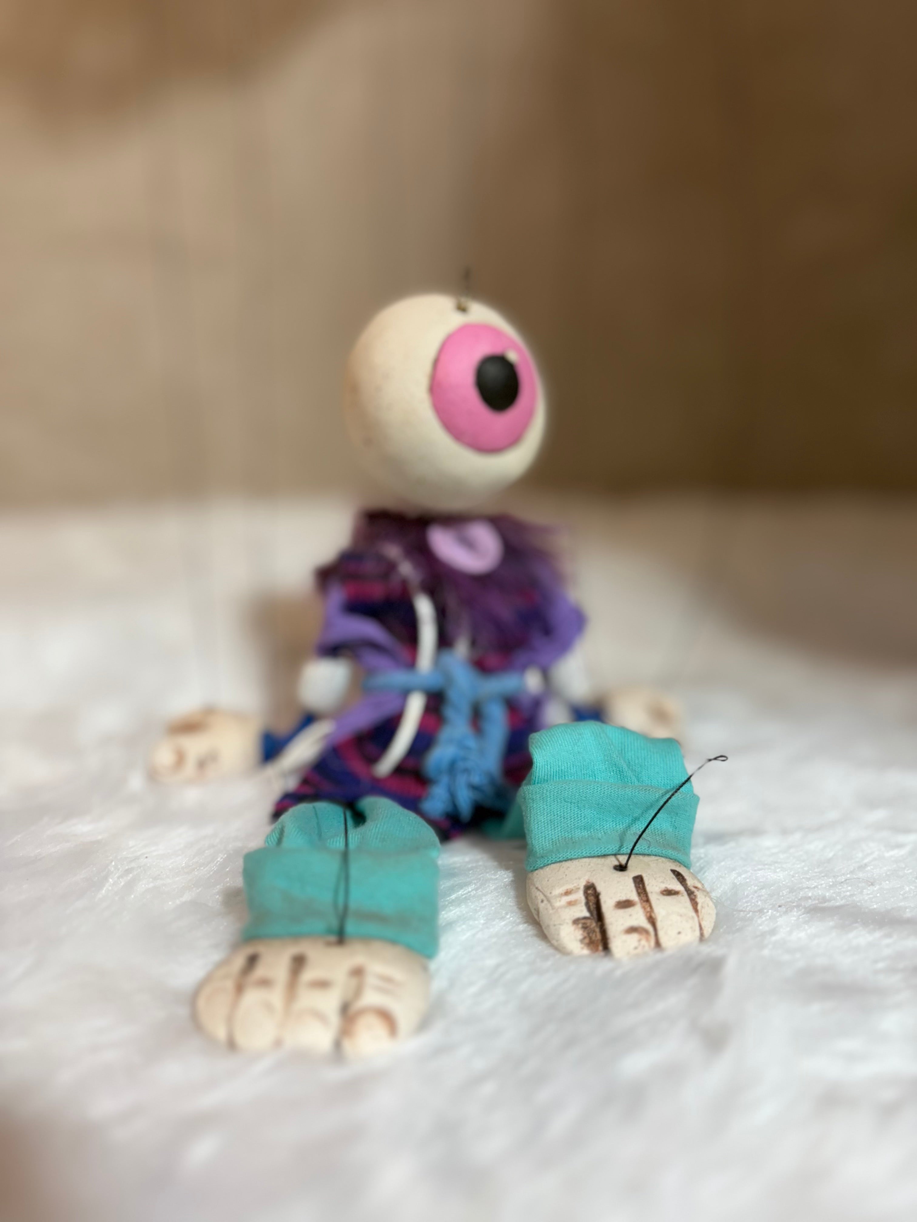 Eyeball Dude - Classic Marionette Puppet