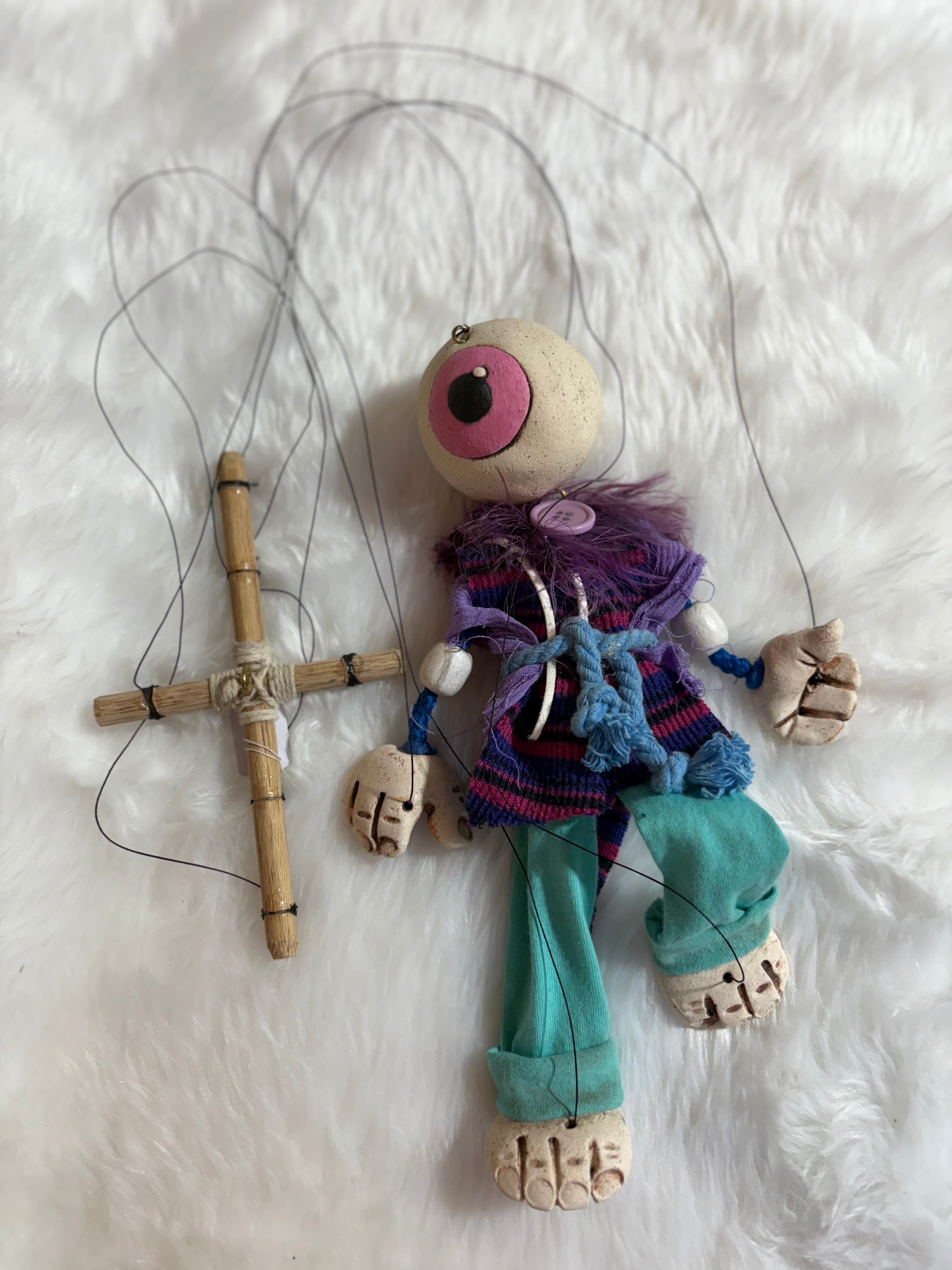 Eyeball Dude - Classic Marionette Puppet