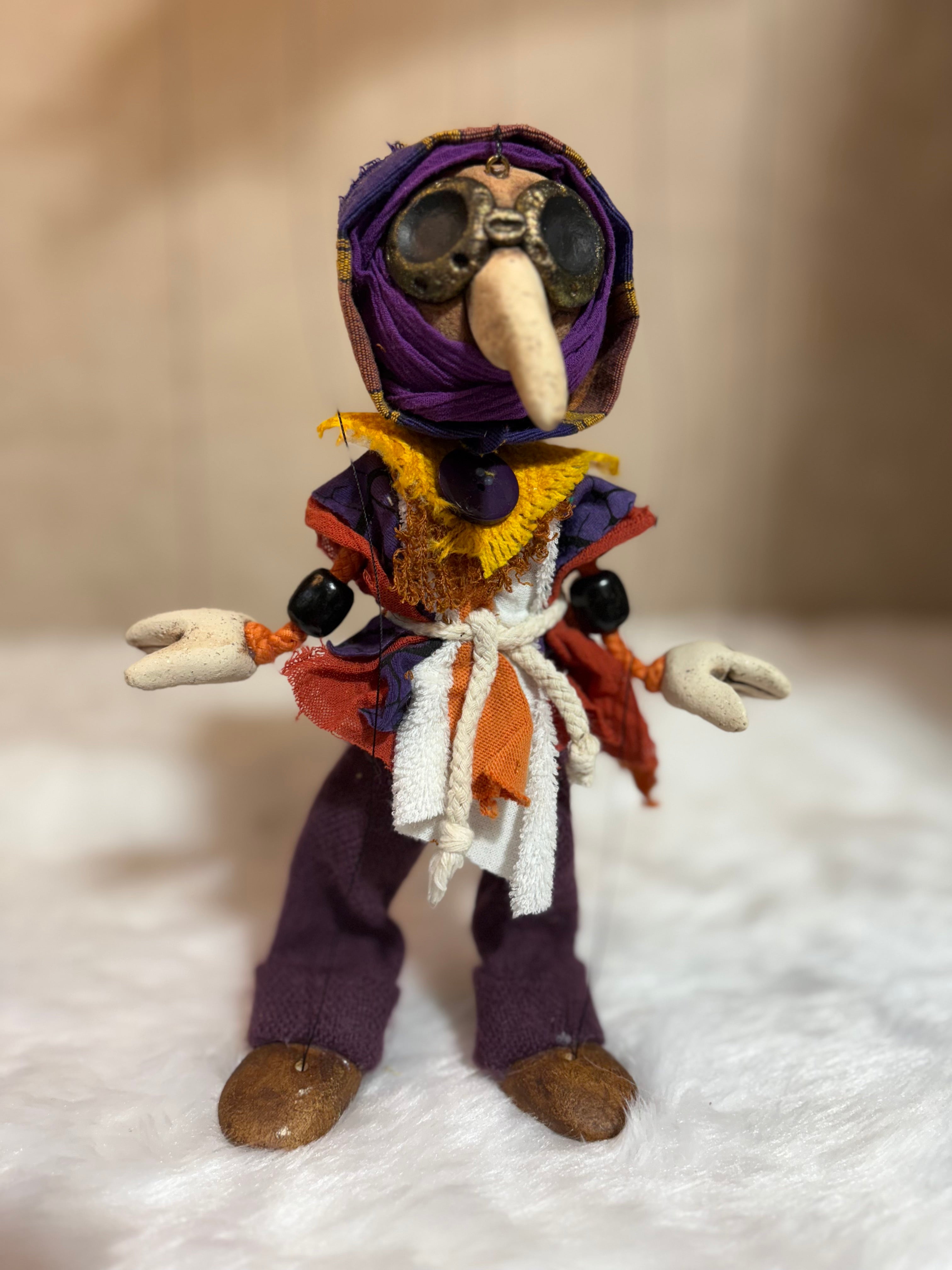 Plague Doctor Marionette Puppet