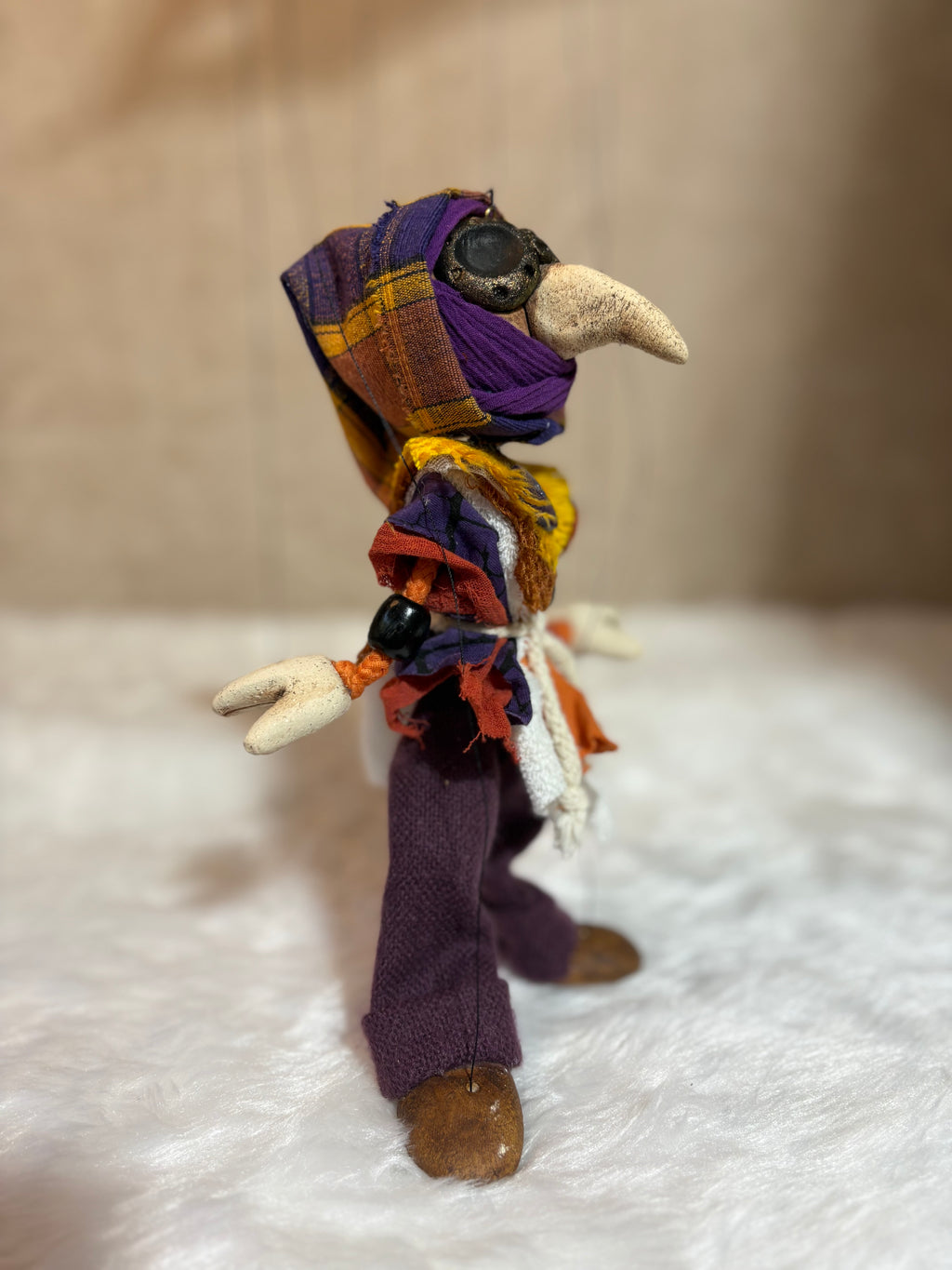 Plague Doctor Marionette Puppet