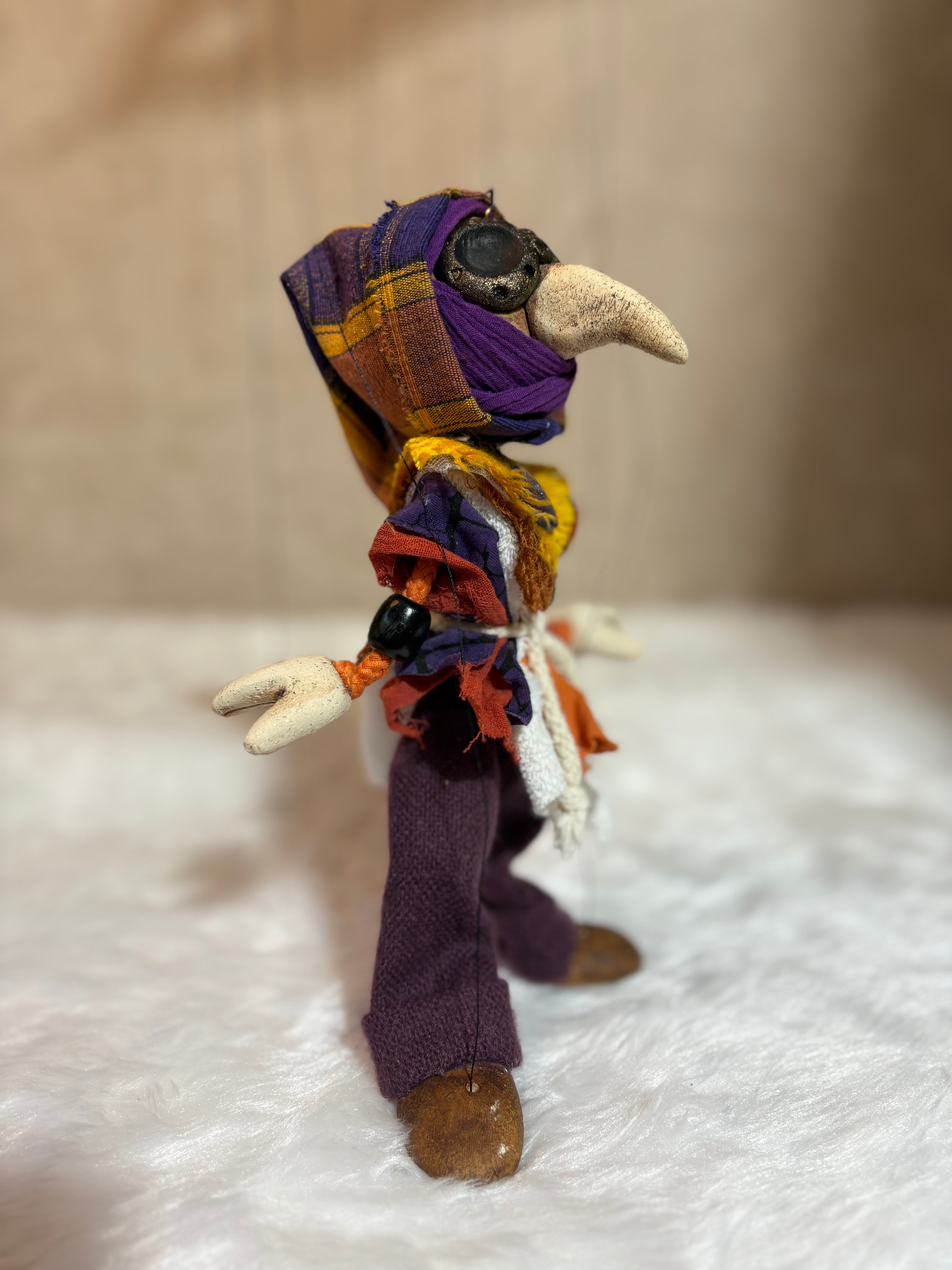 Plague Doctor Marionette Puppet