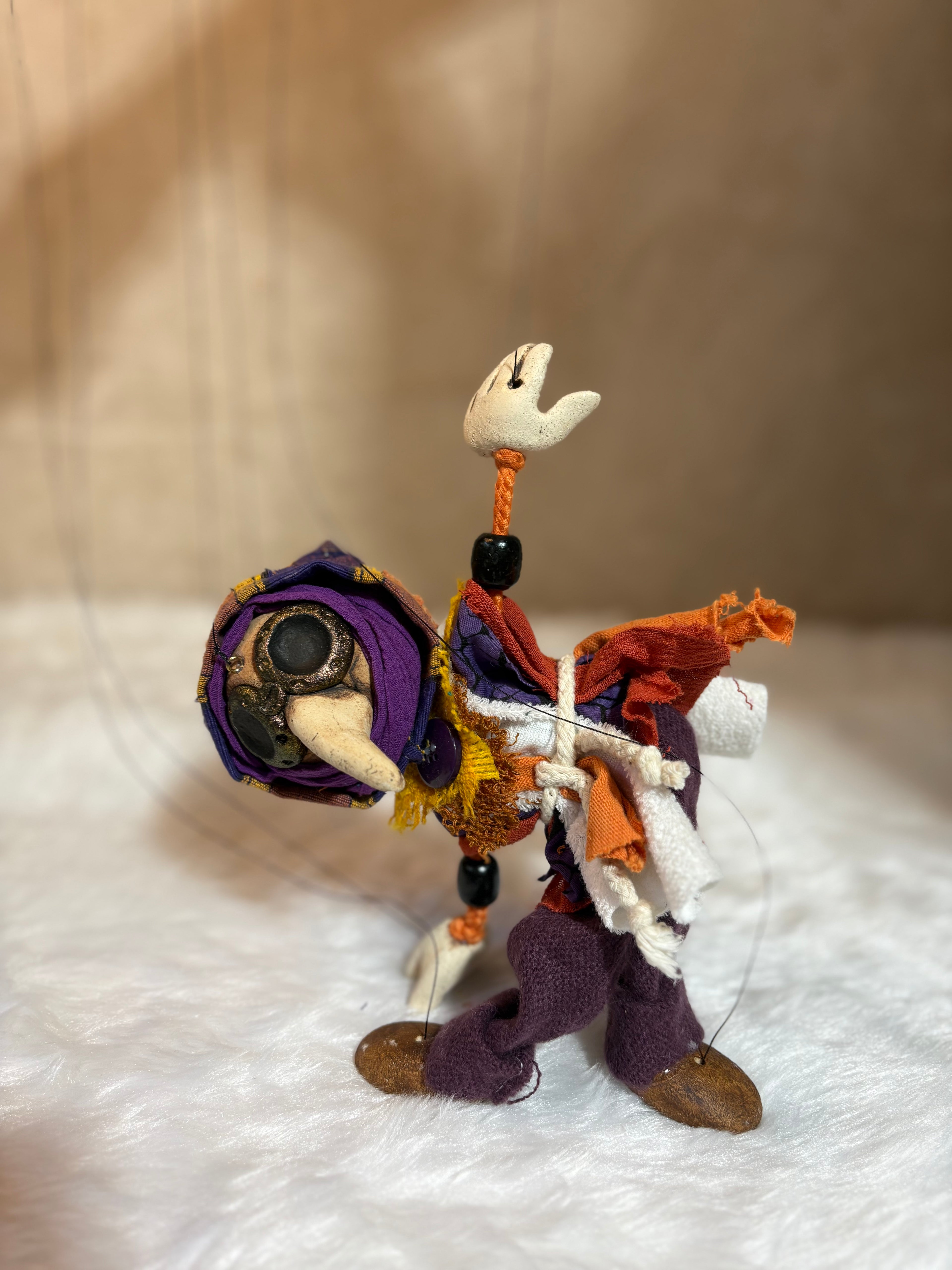 Plague Doctor Marionette Puppet