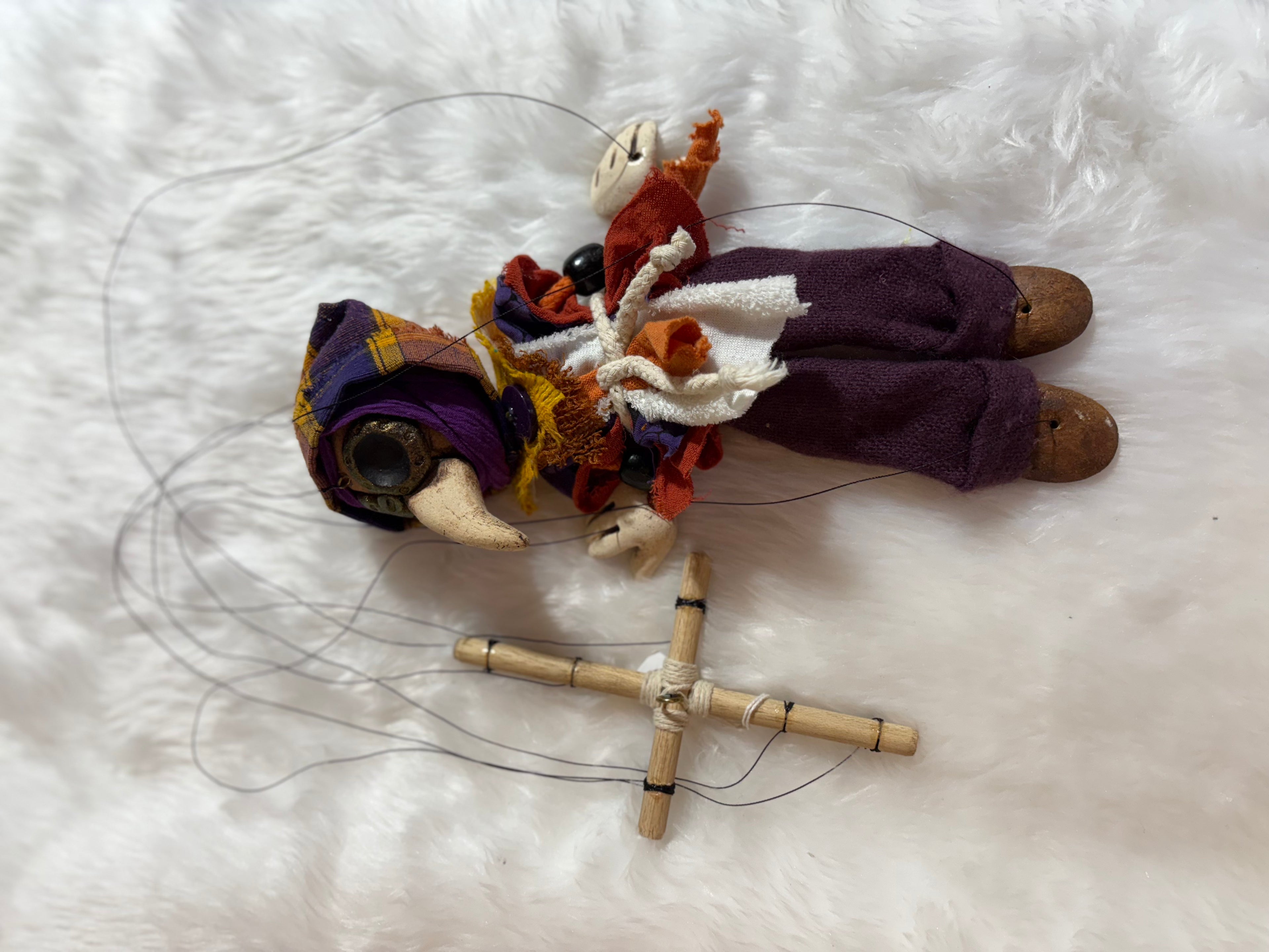 Plague Doctor Marionette Puppet