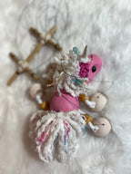 Pink Unicorn Marionette Puppet