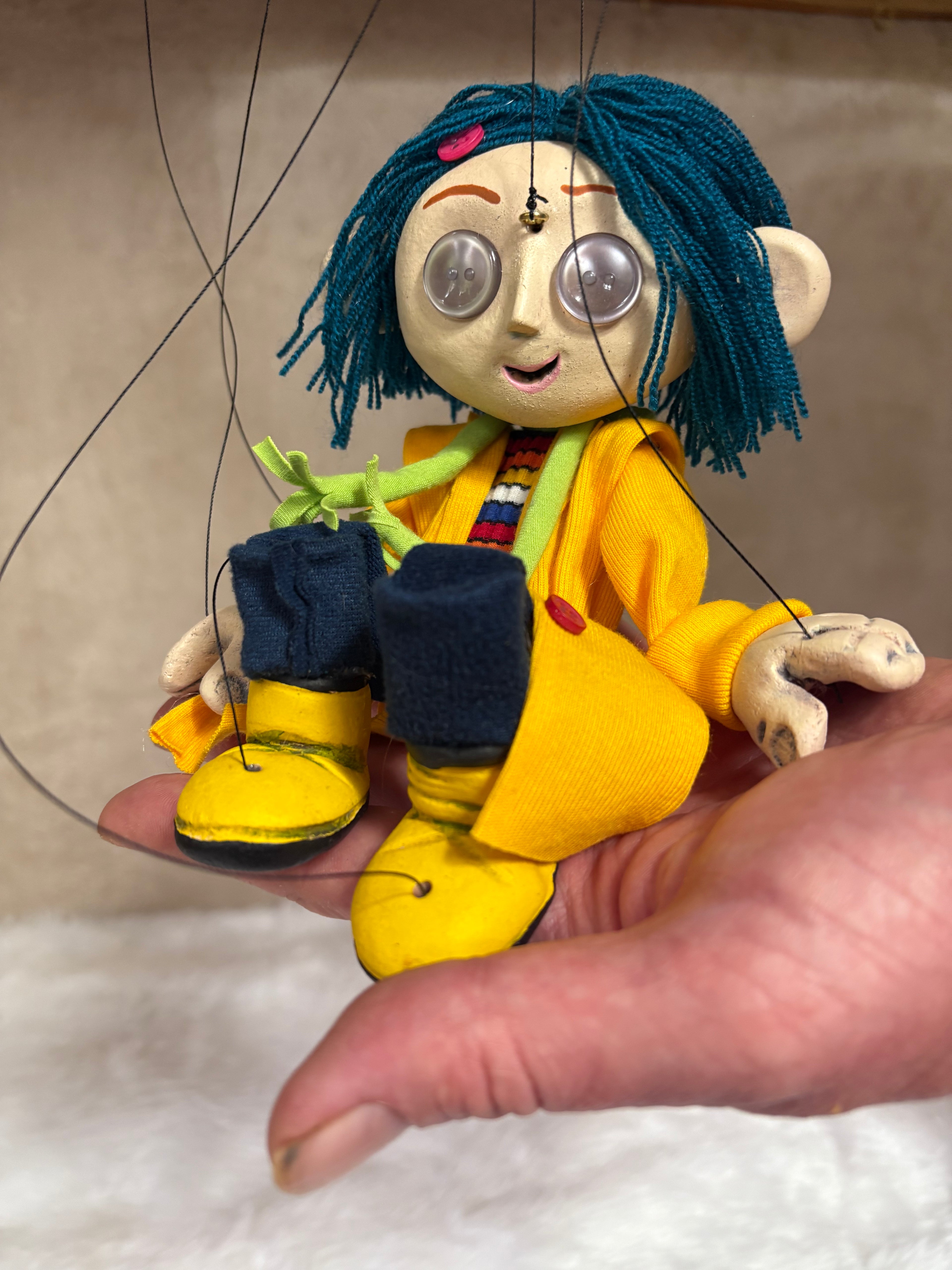 Custom Coraline Marionette Puppet