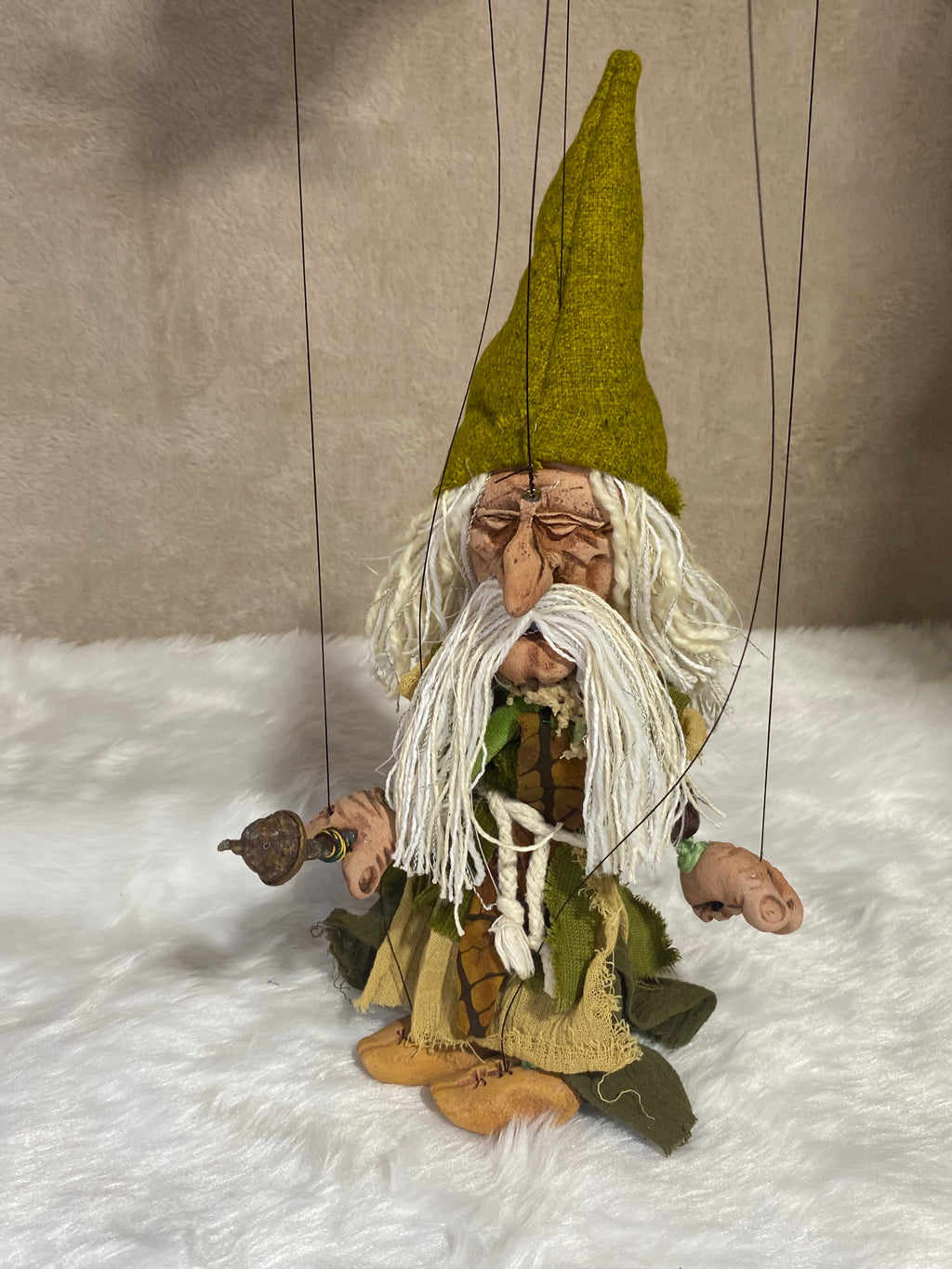 Spintax the Green - Wizard Marionette