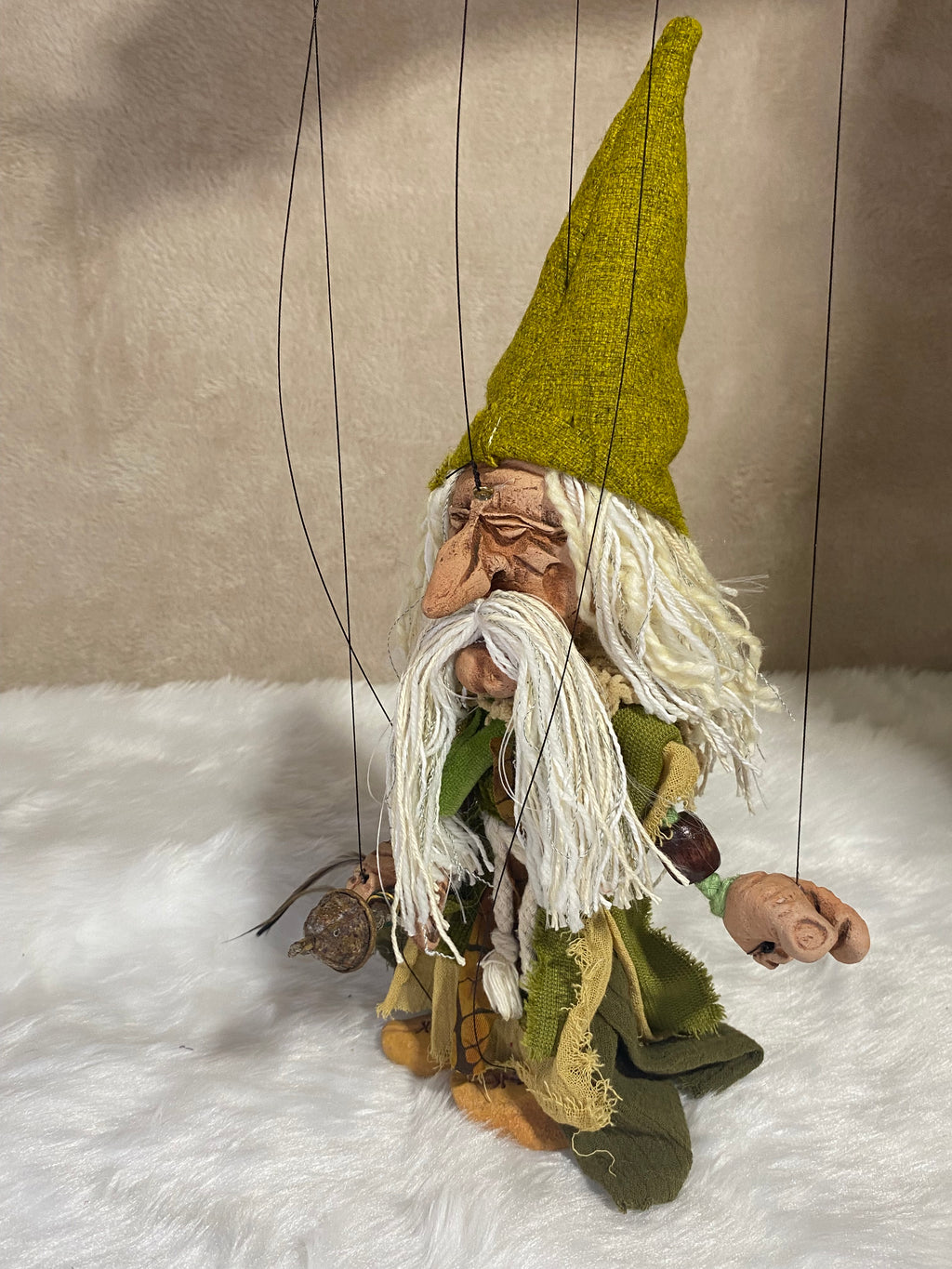 Spintax the Green - Wizard Marionette