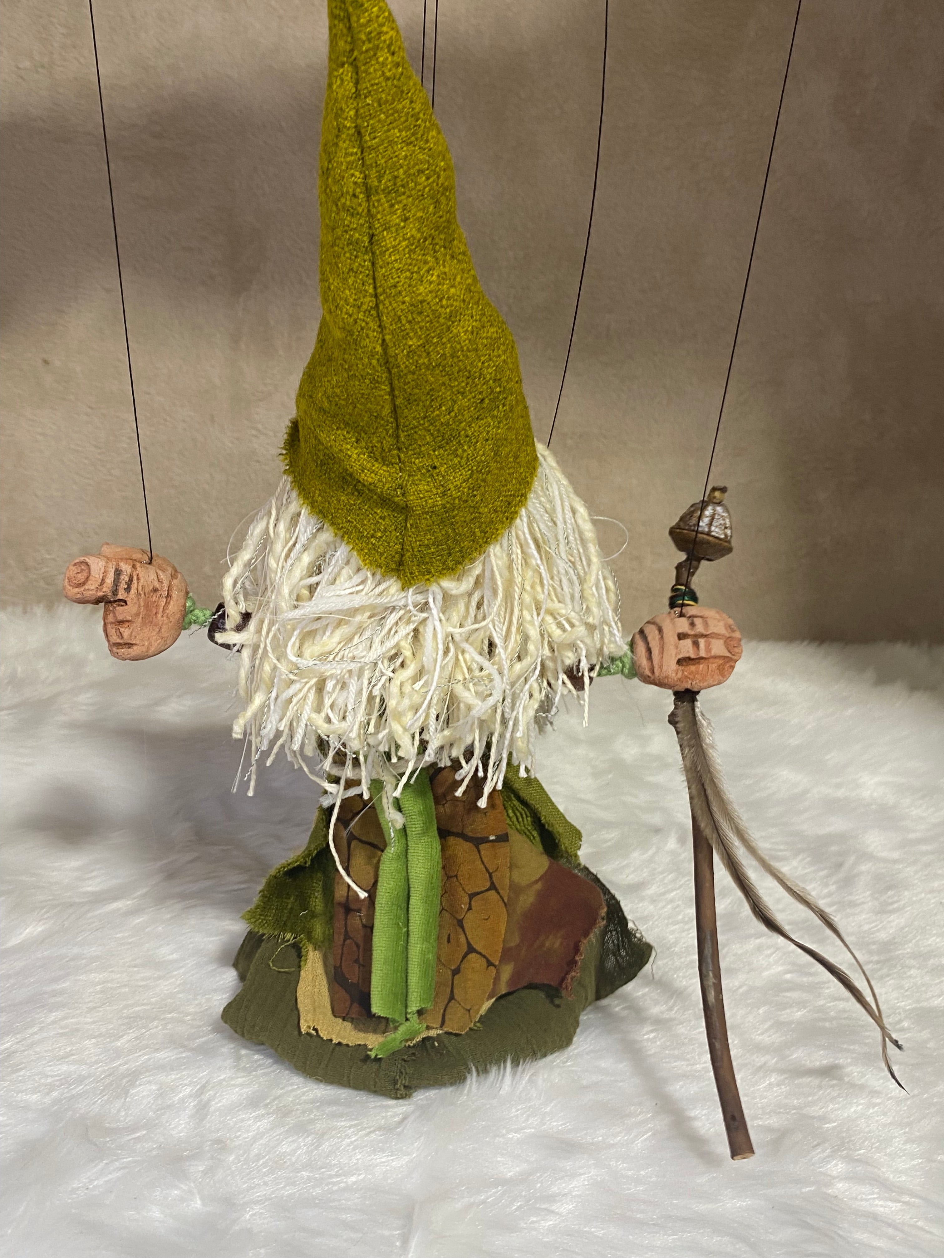 Spintax the Green - Wizard Marionette