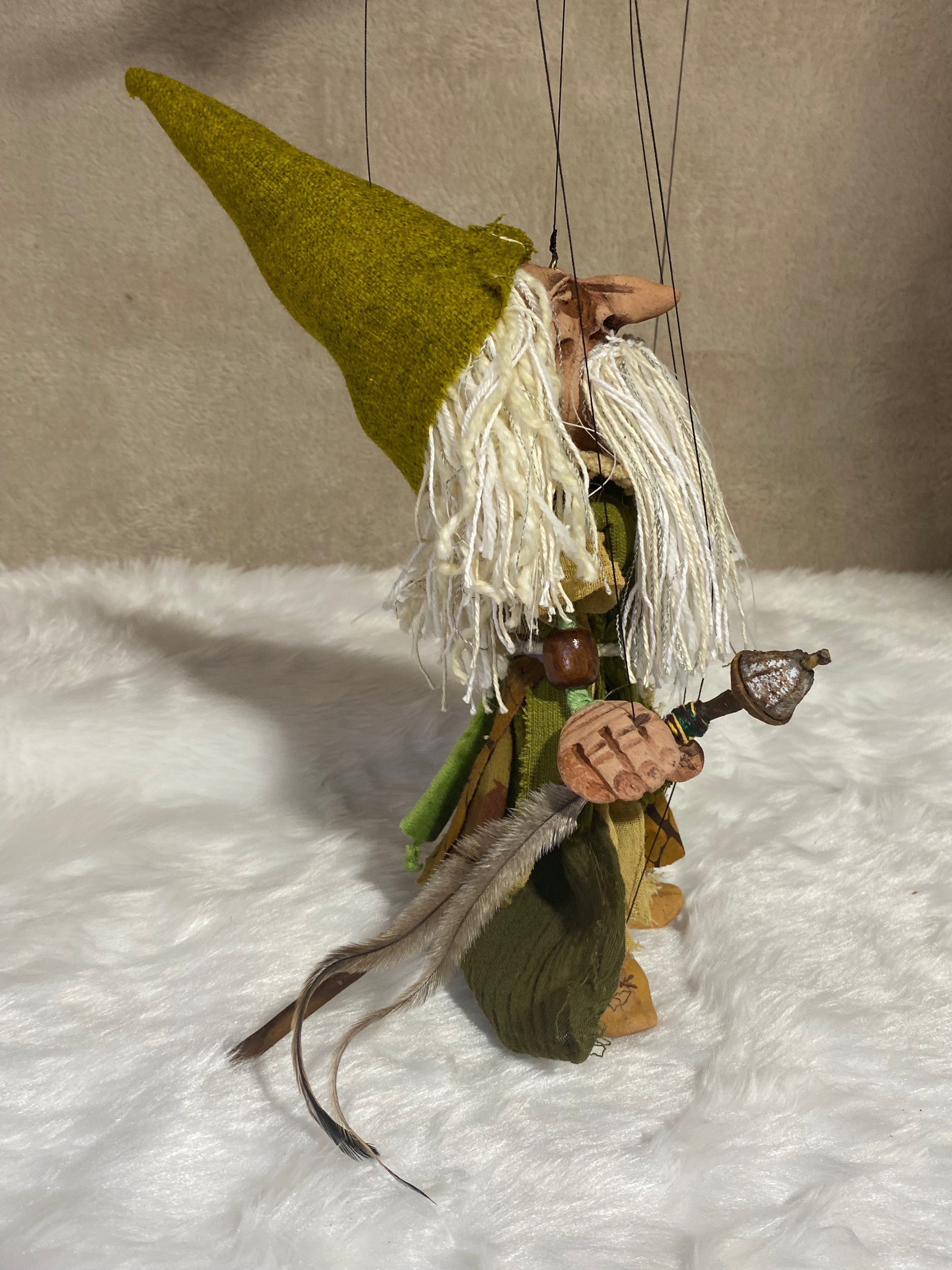 Spintax the Green - Wizard Marionette