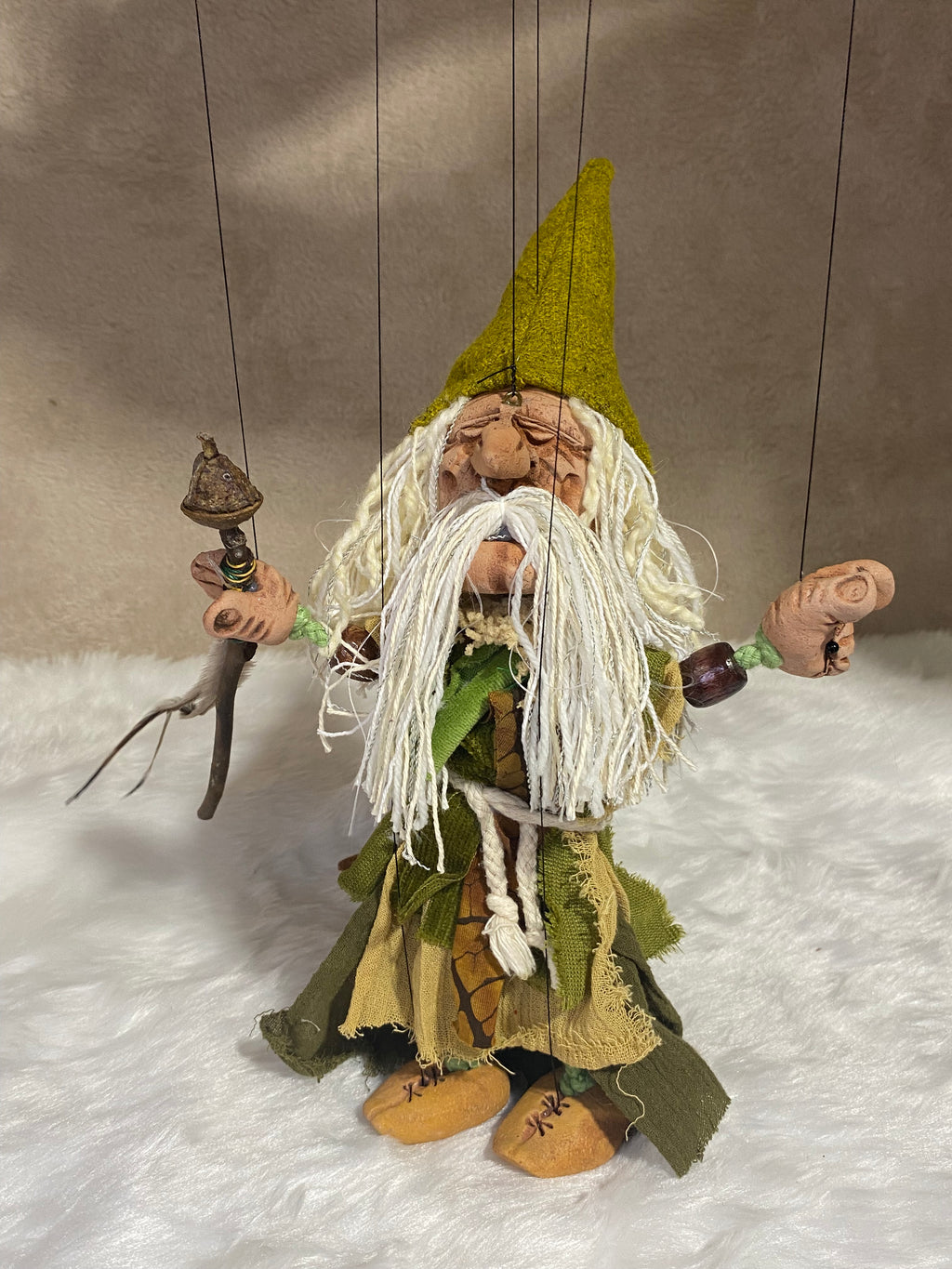 Spintax the Green - Wizard Marionette
