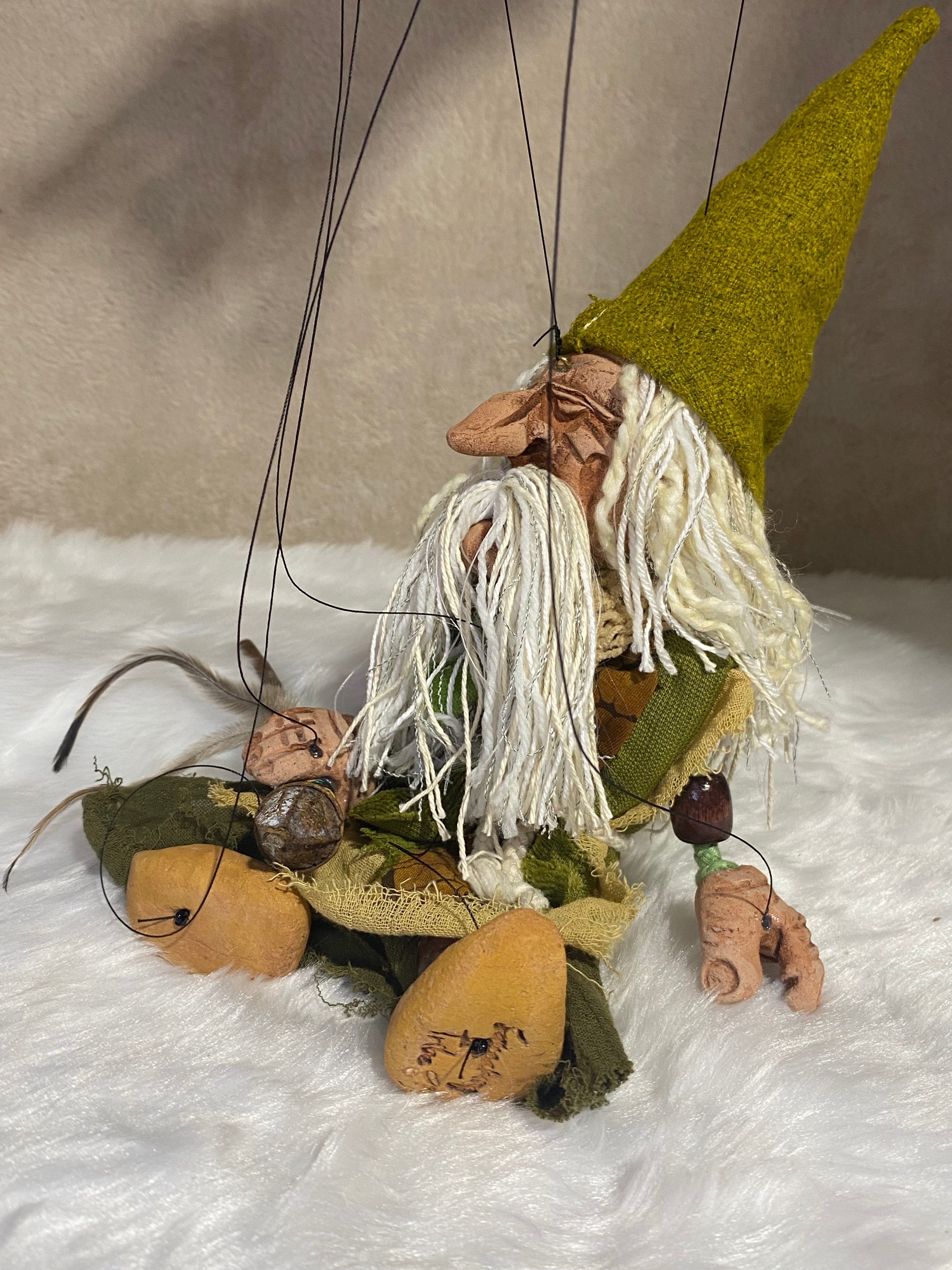 Spintax the Green - Wizard Marionette