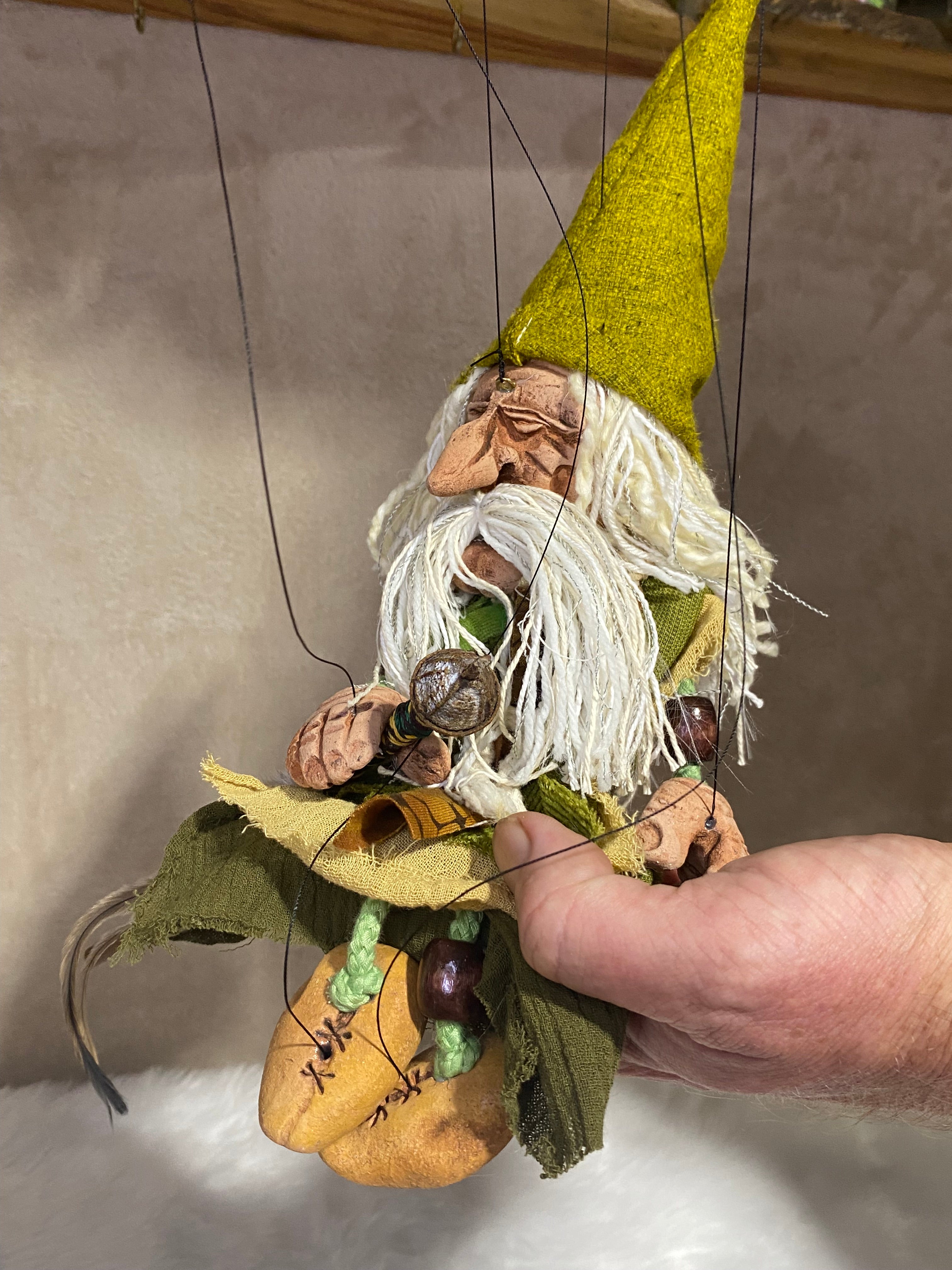 Spintax the Green - Wizard Marionette