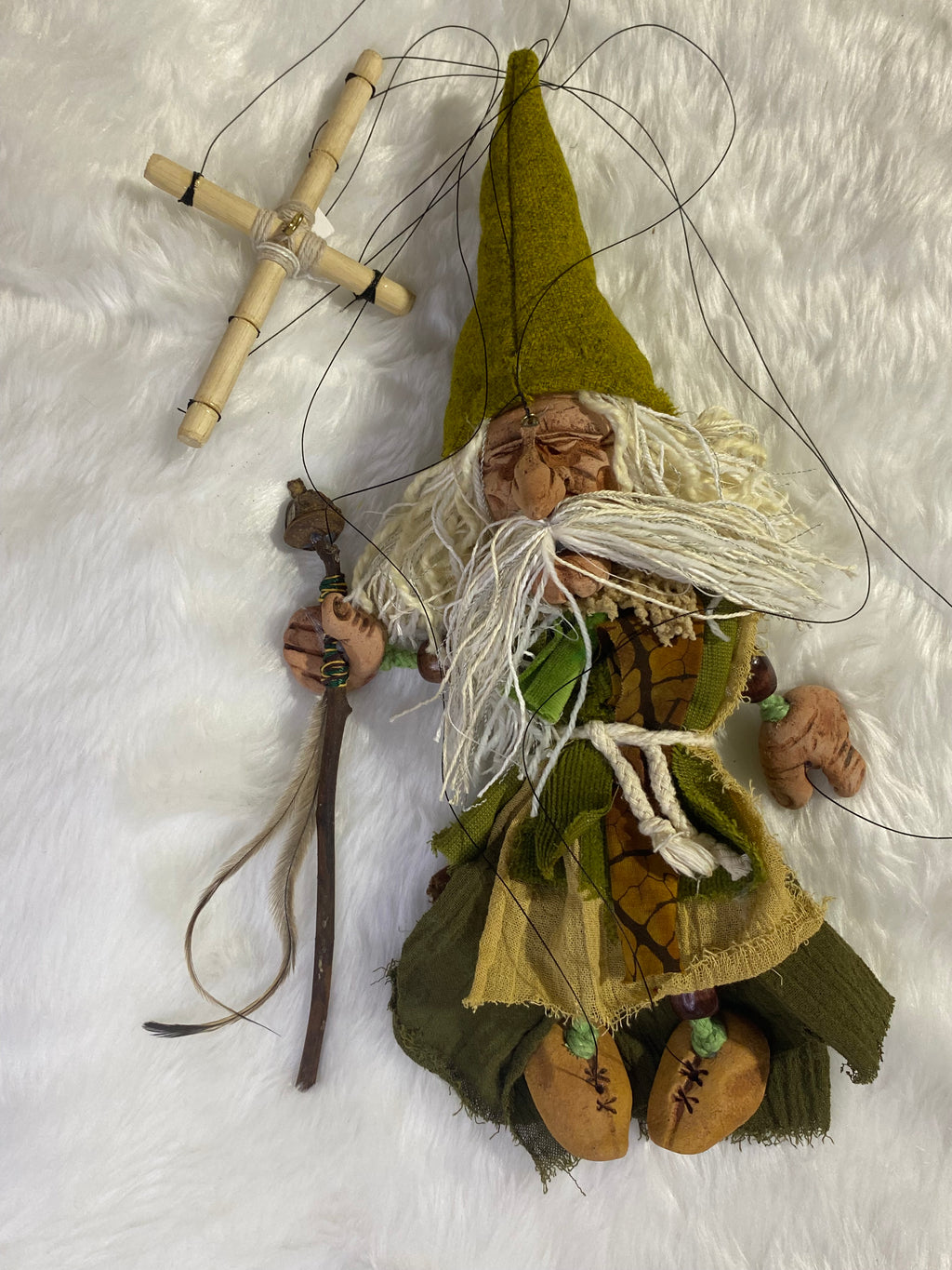 Spintax the Green - Wizard Marionette