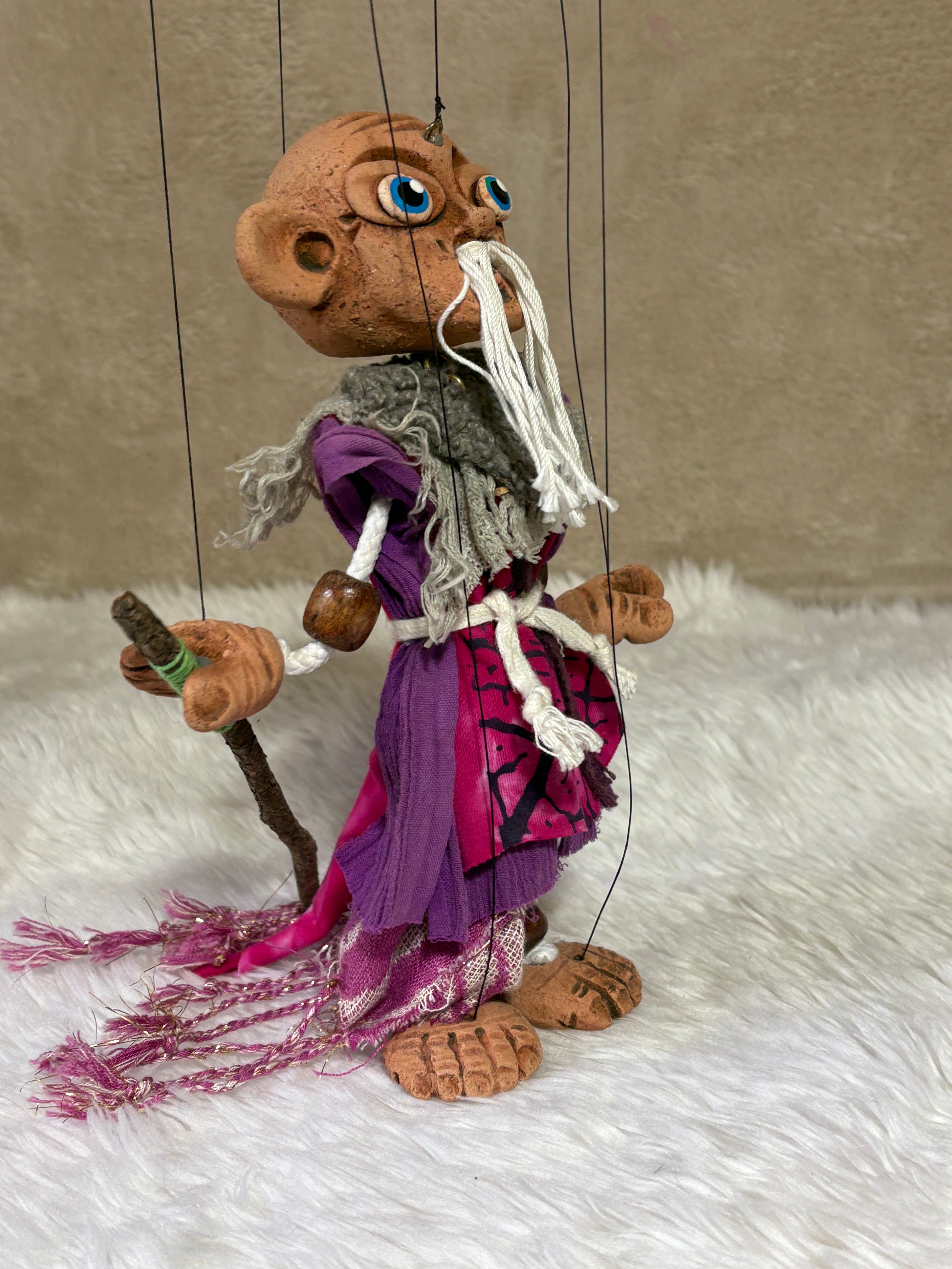Taoist Eastern Mystic Marionette Puppet | Handcrafted Classic