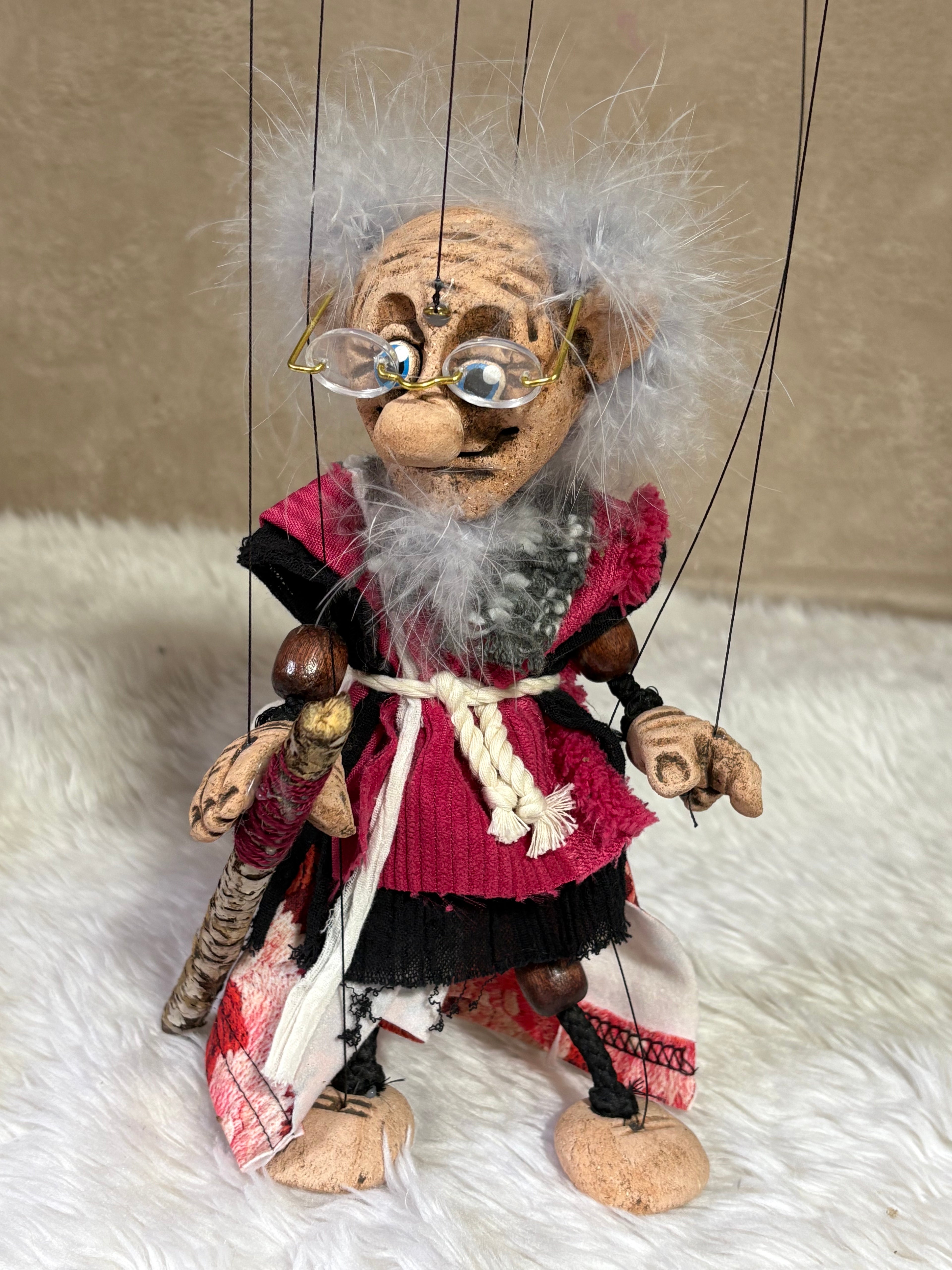 The Hermit: Classic Marionette Puppet