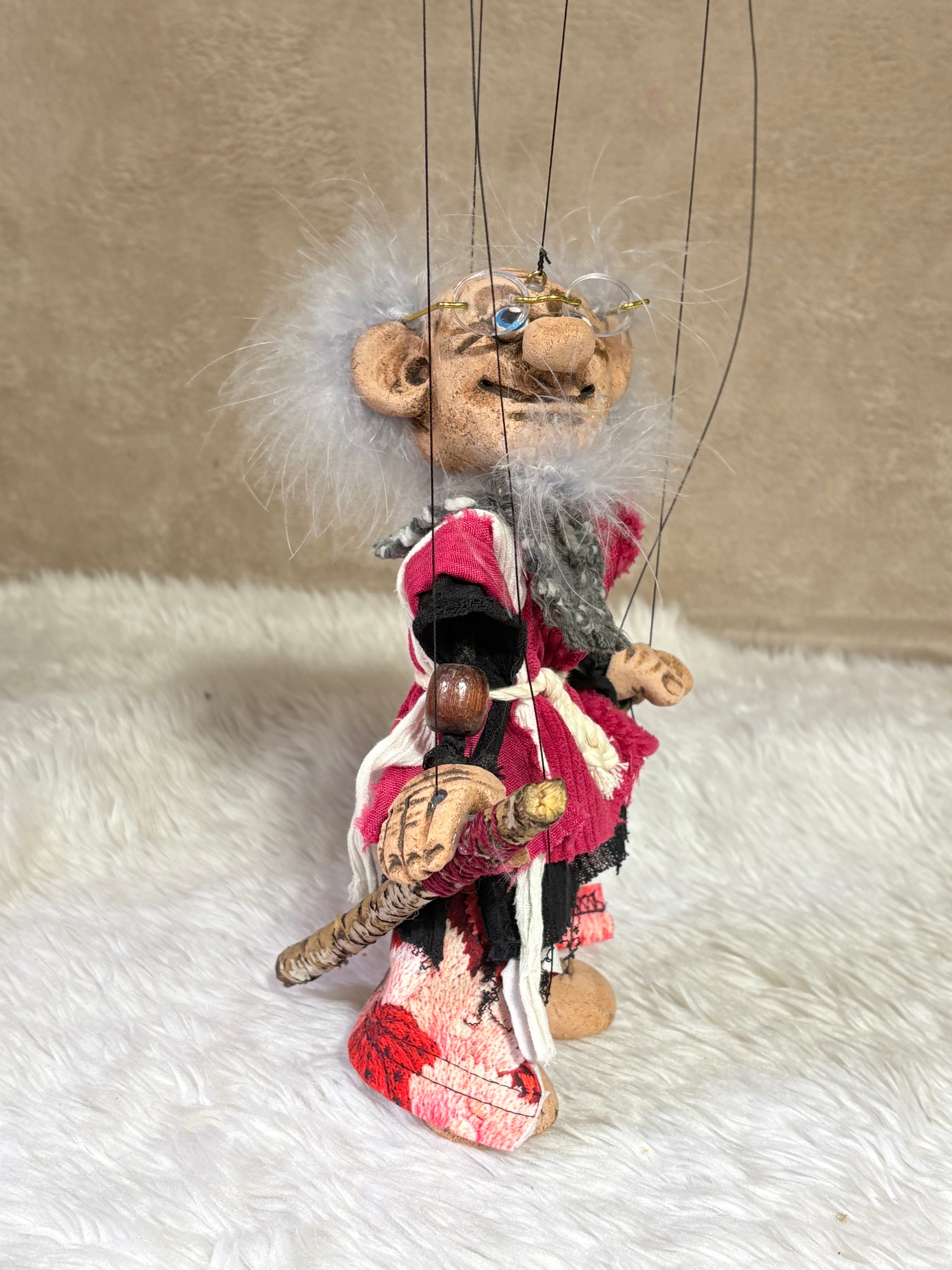 The Hermit: Classic Marionette Puppet