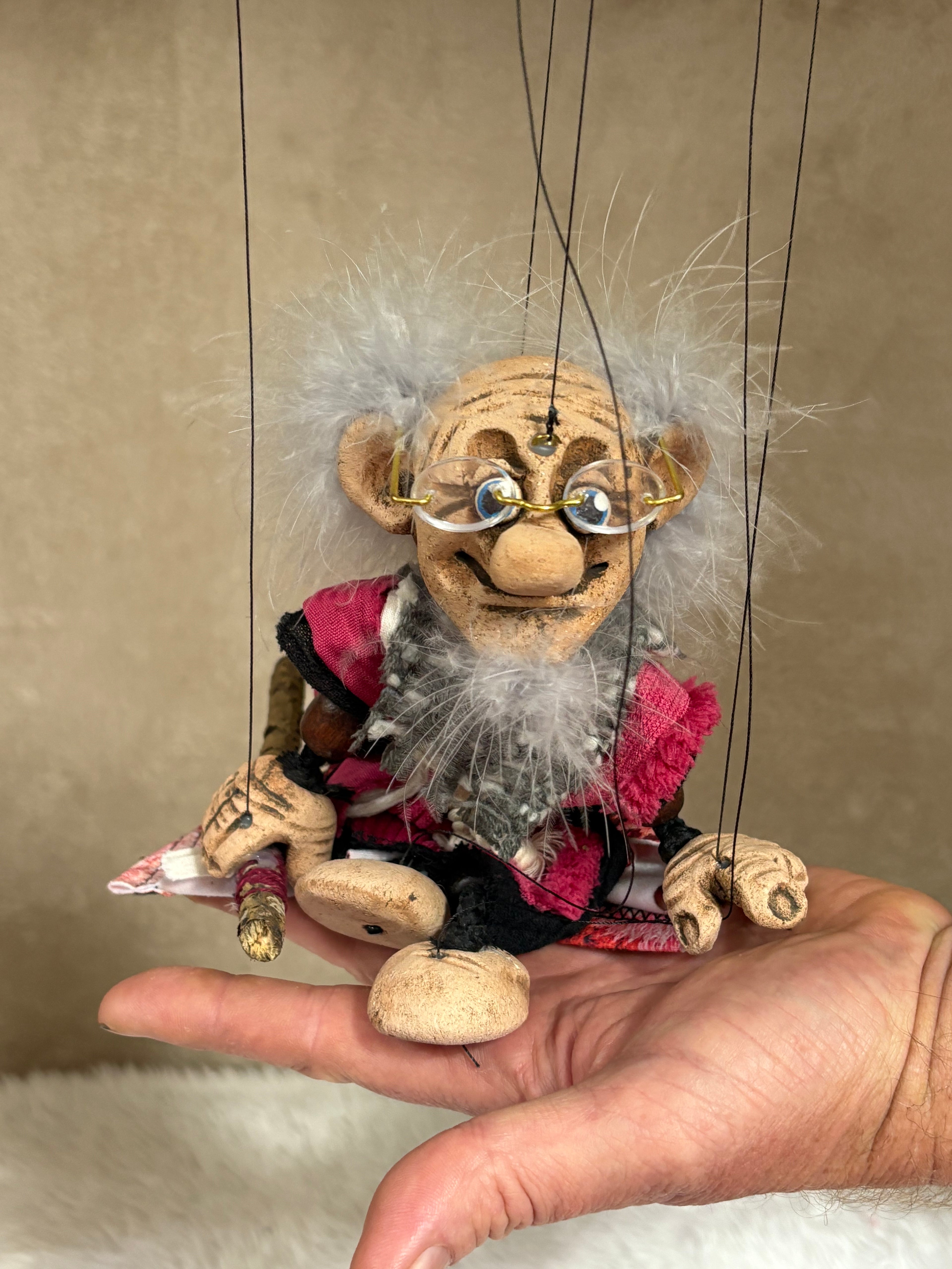 The Hermit: Classic Marionette Puppet