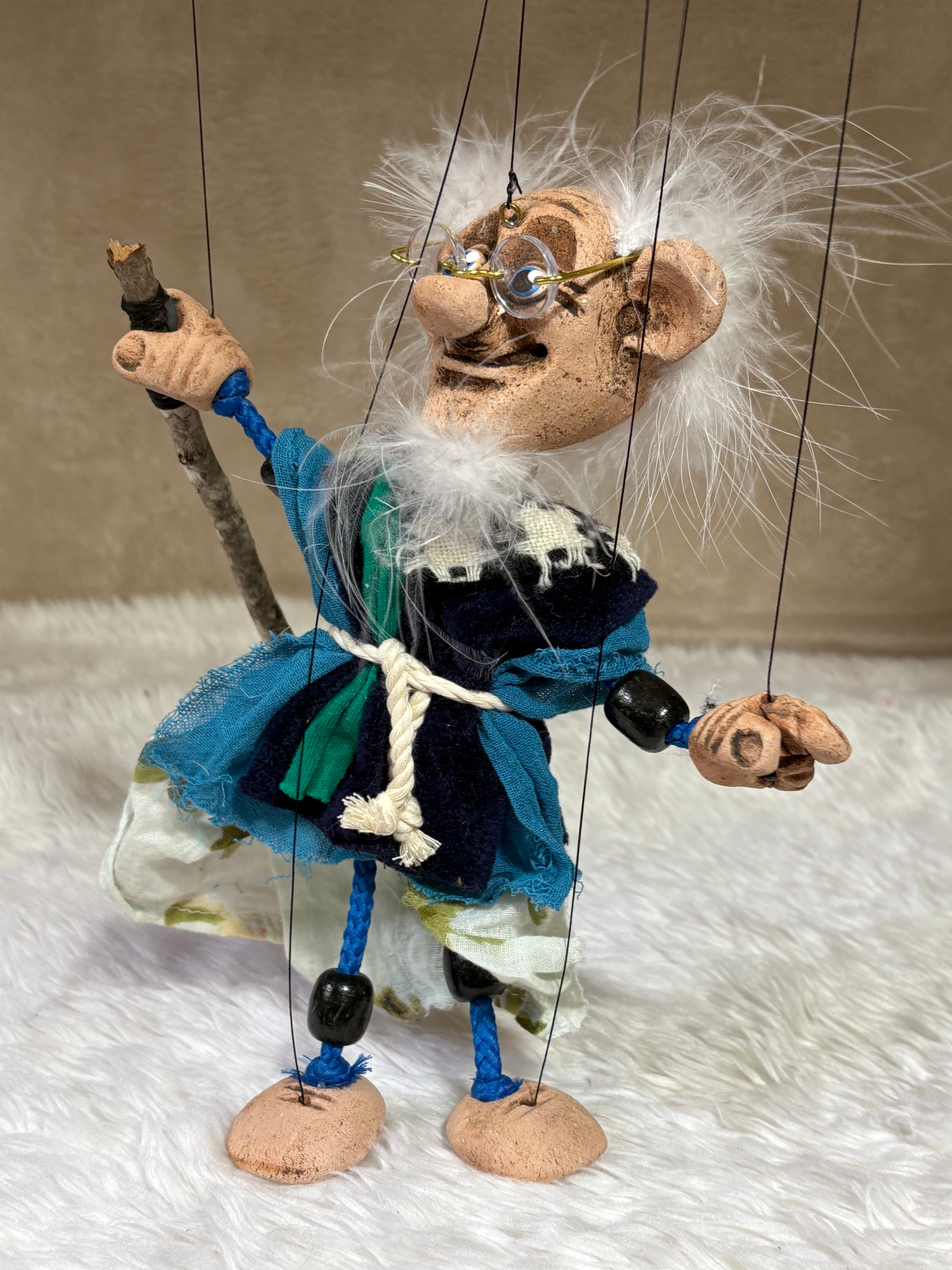 The Hermit: Classic Marionette Puppet