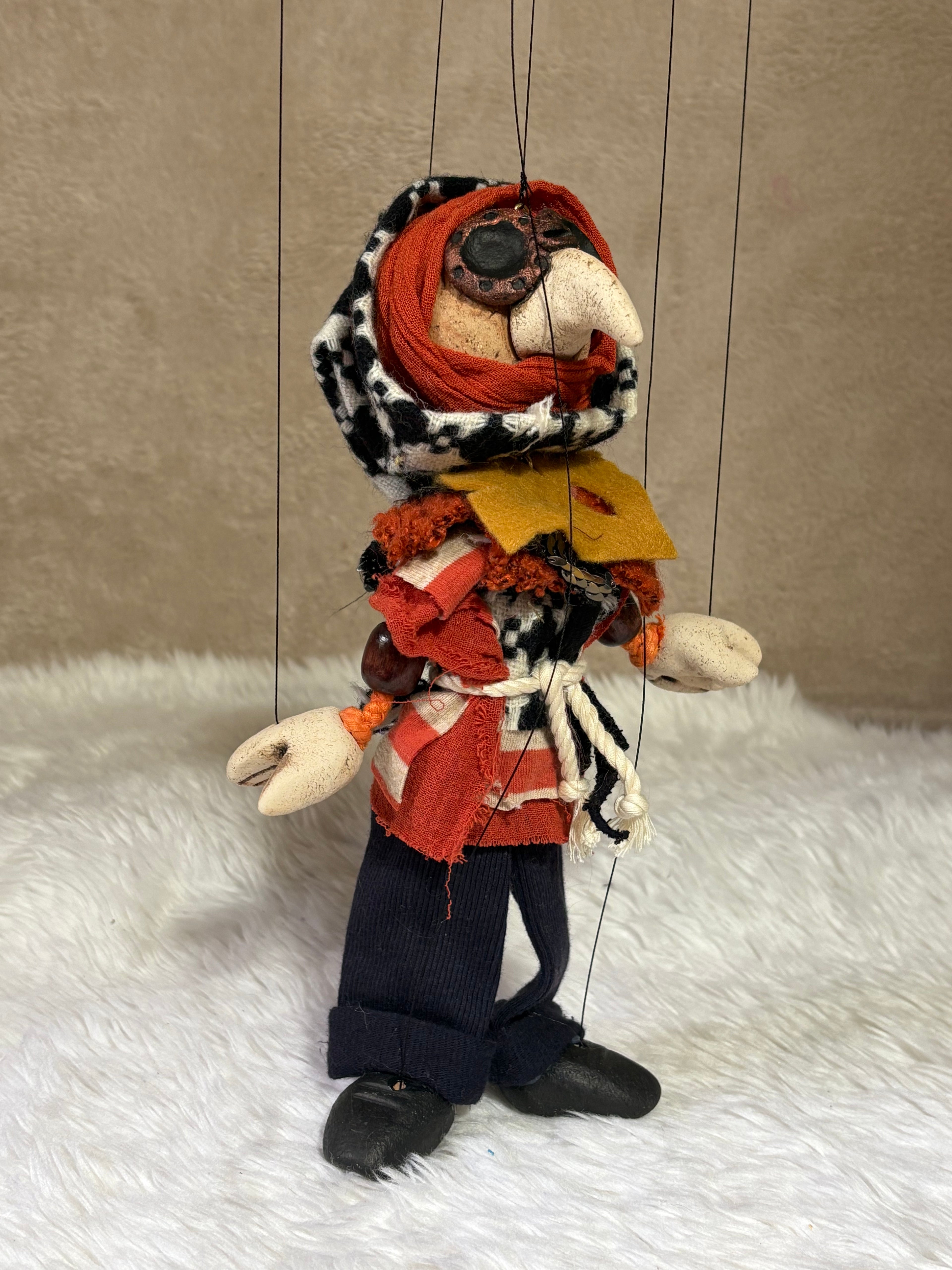 Plague Doctor Marionette Puppet