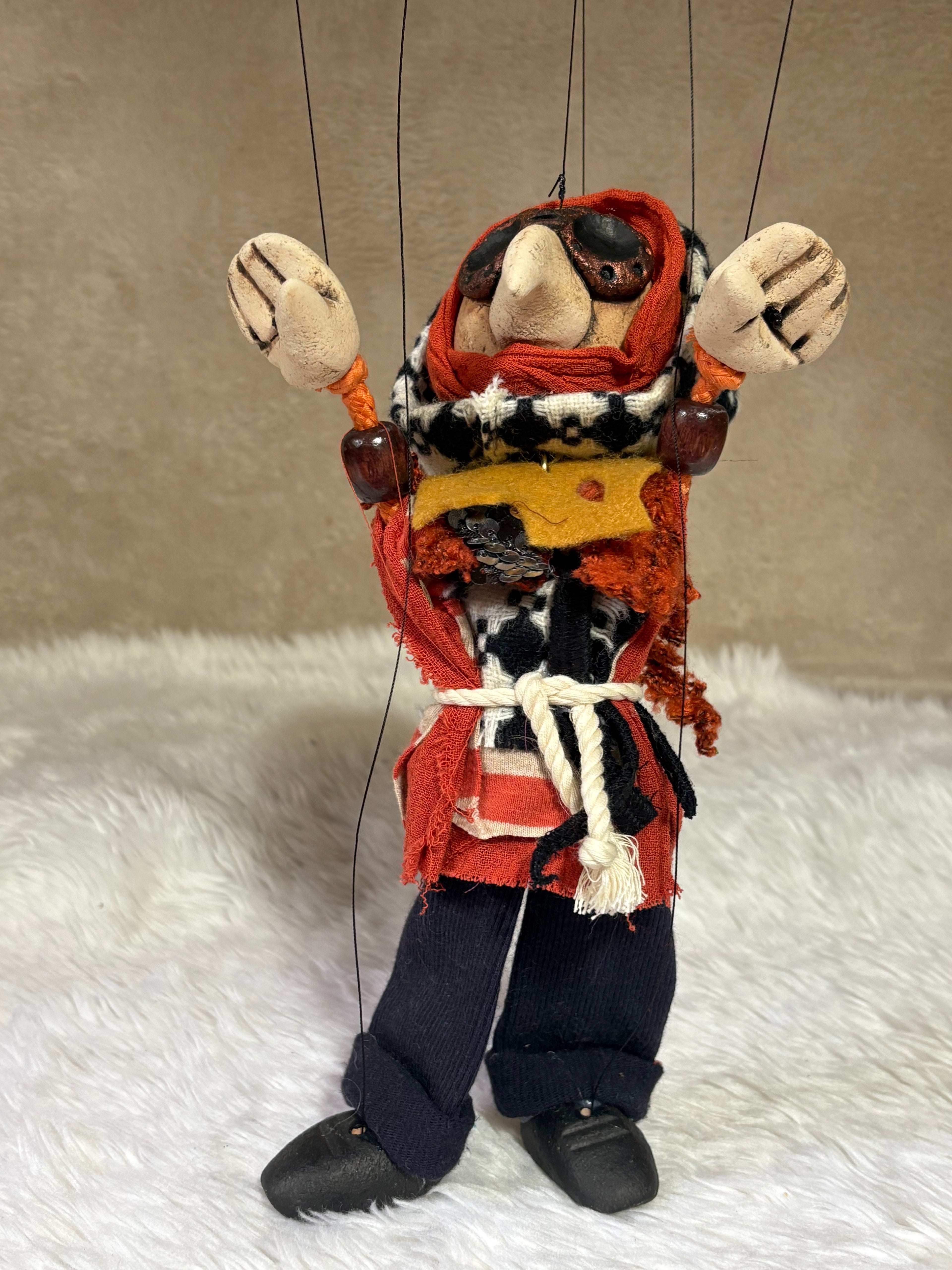 Plague Doctor Marionette Puppet
