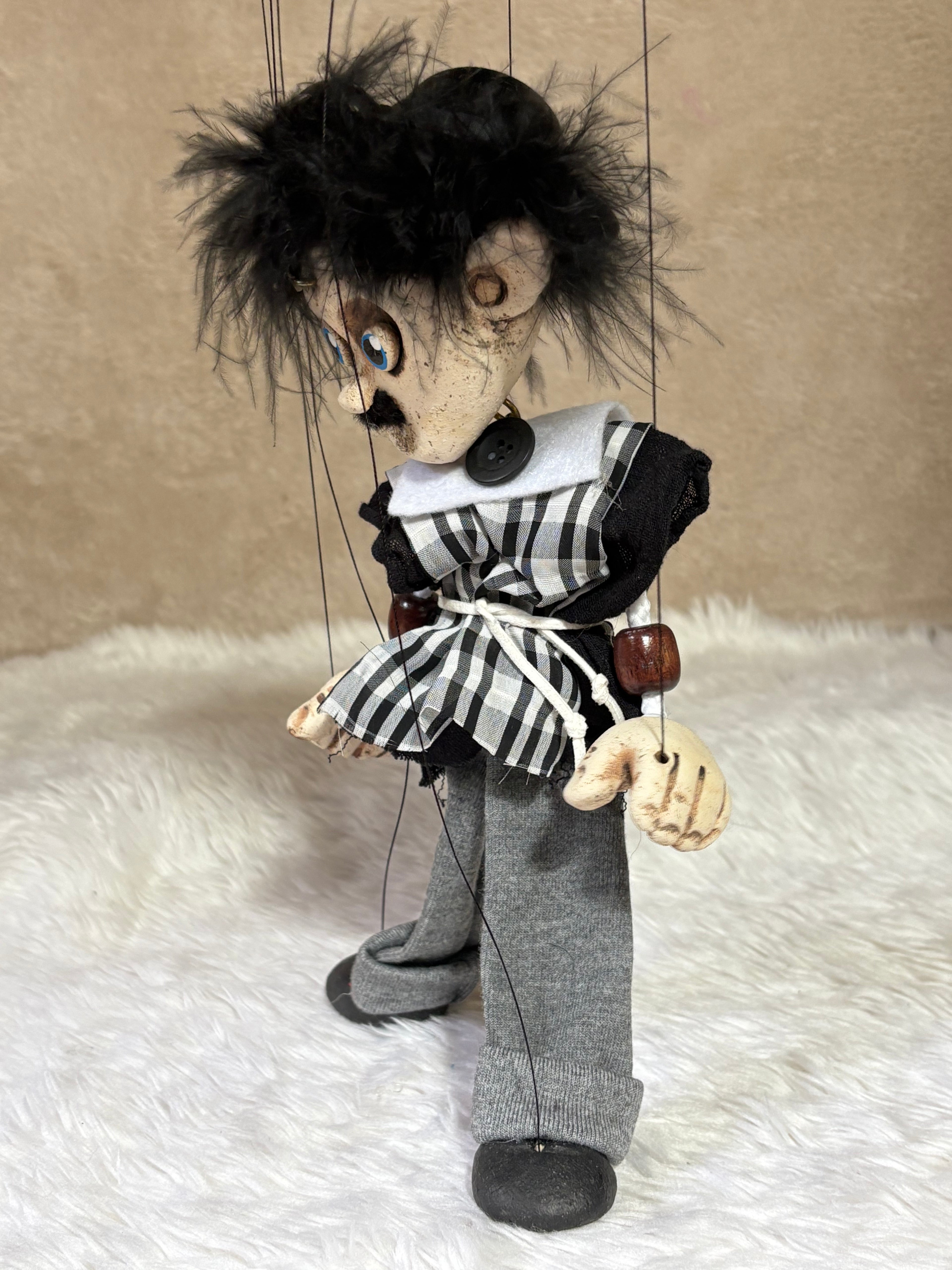 Charlie Chaplin: Handcrafted Clay Icon