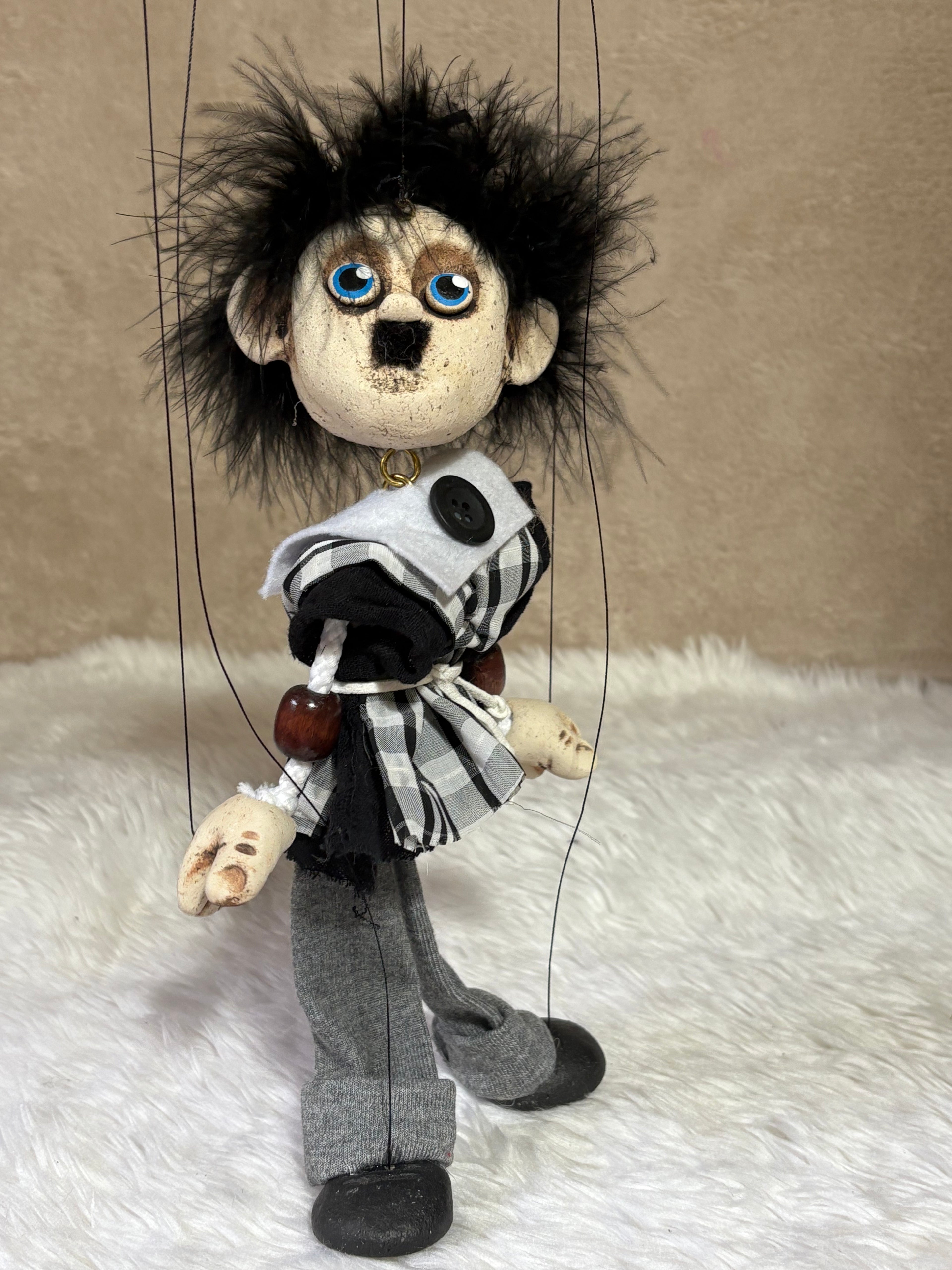 Charlie Chaplin: Handcrafted Clay Icon