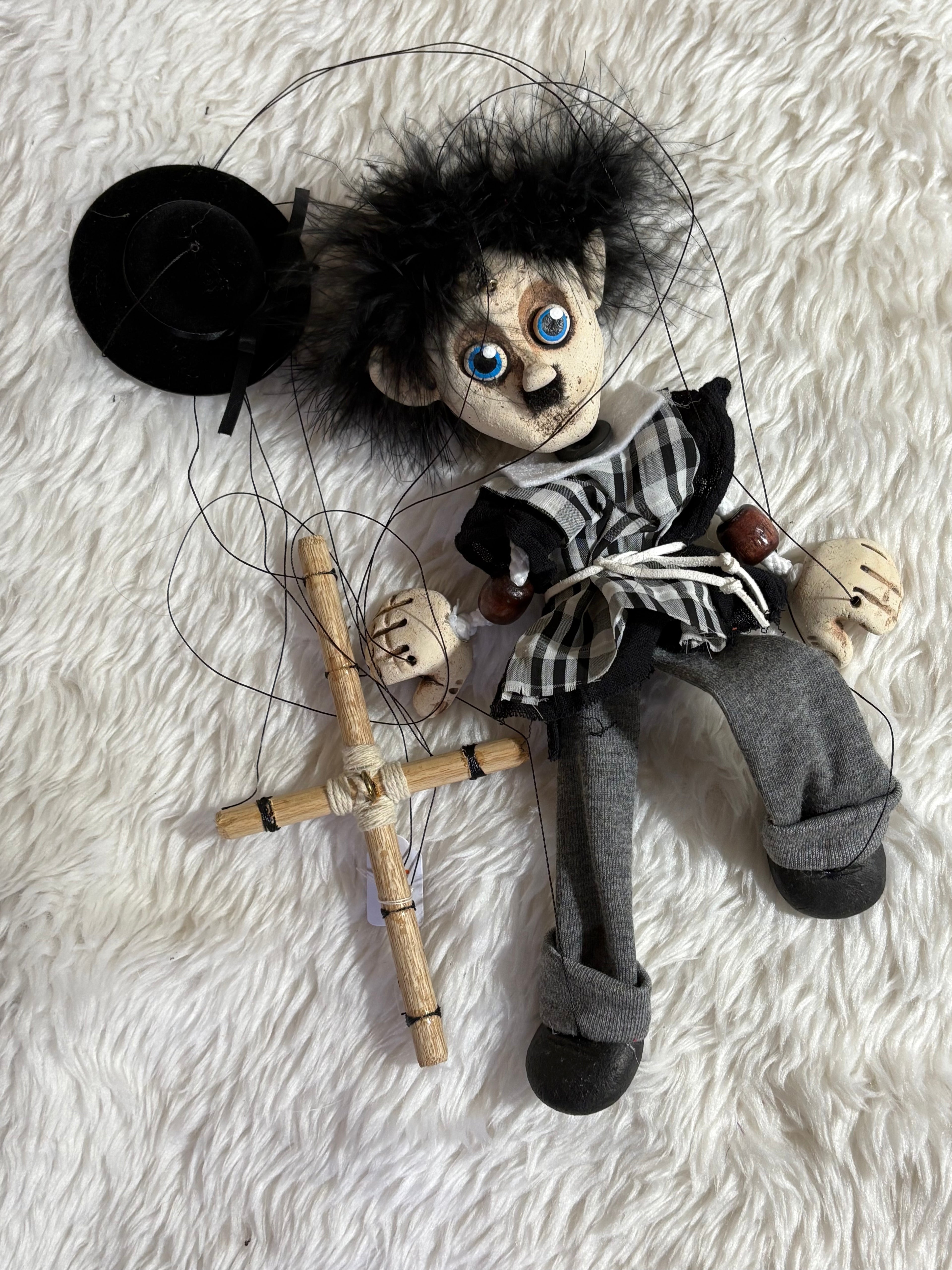 Charlie Chaplin: Handcrafted Clay Icon