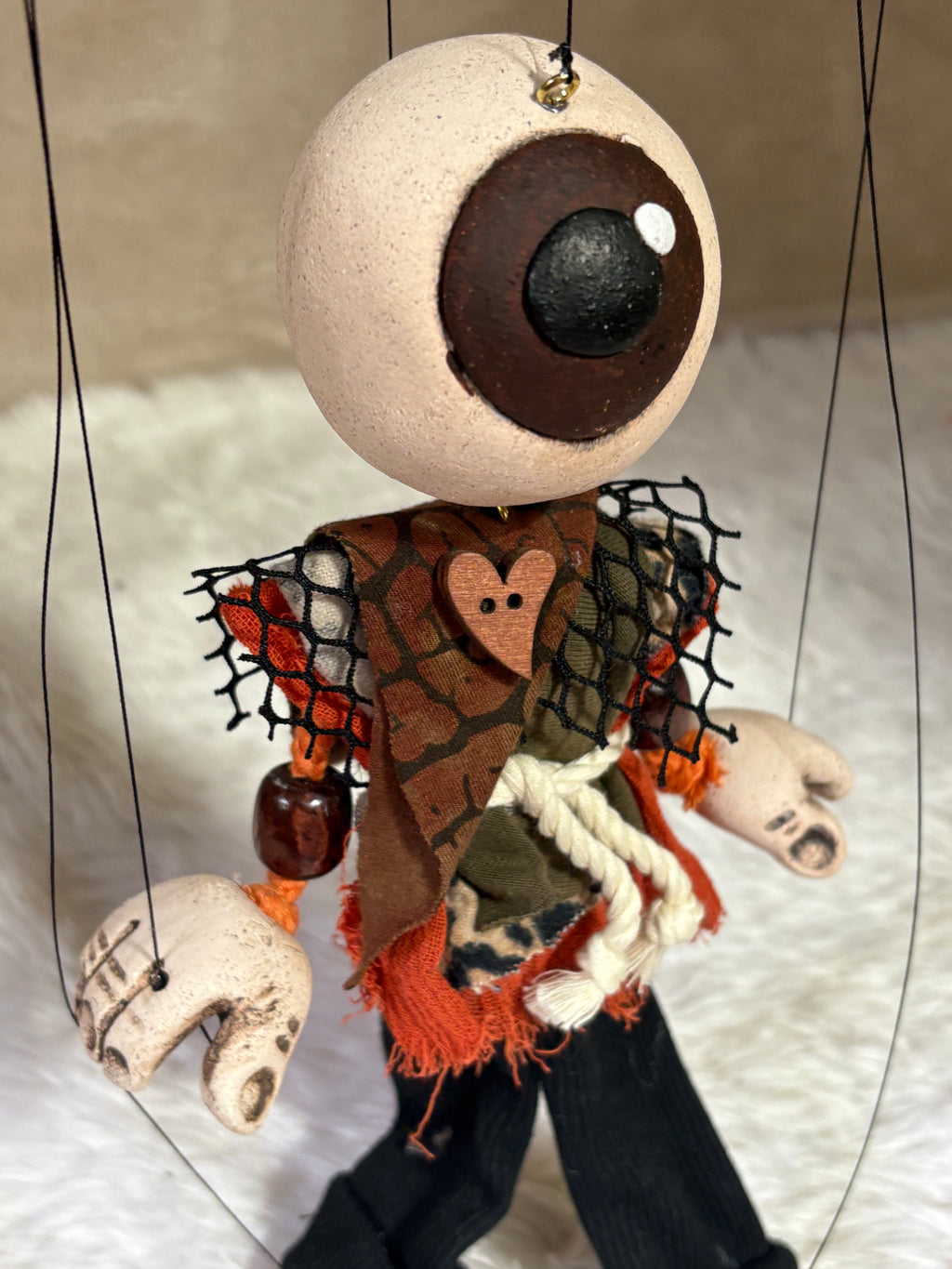 Eyeball Monster: Classic Marionette Puppet