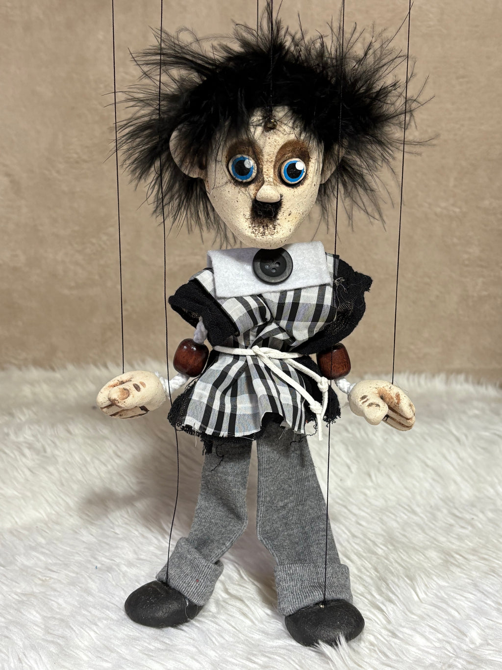 Charlie Chaplin: Handcrafted Clay Icon