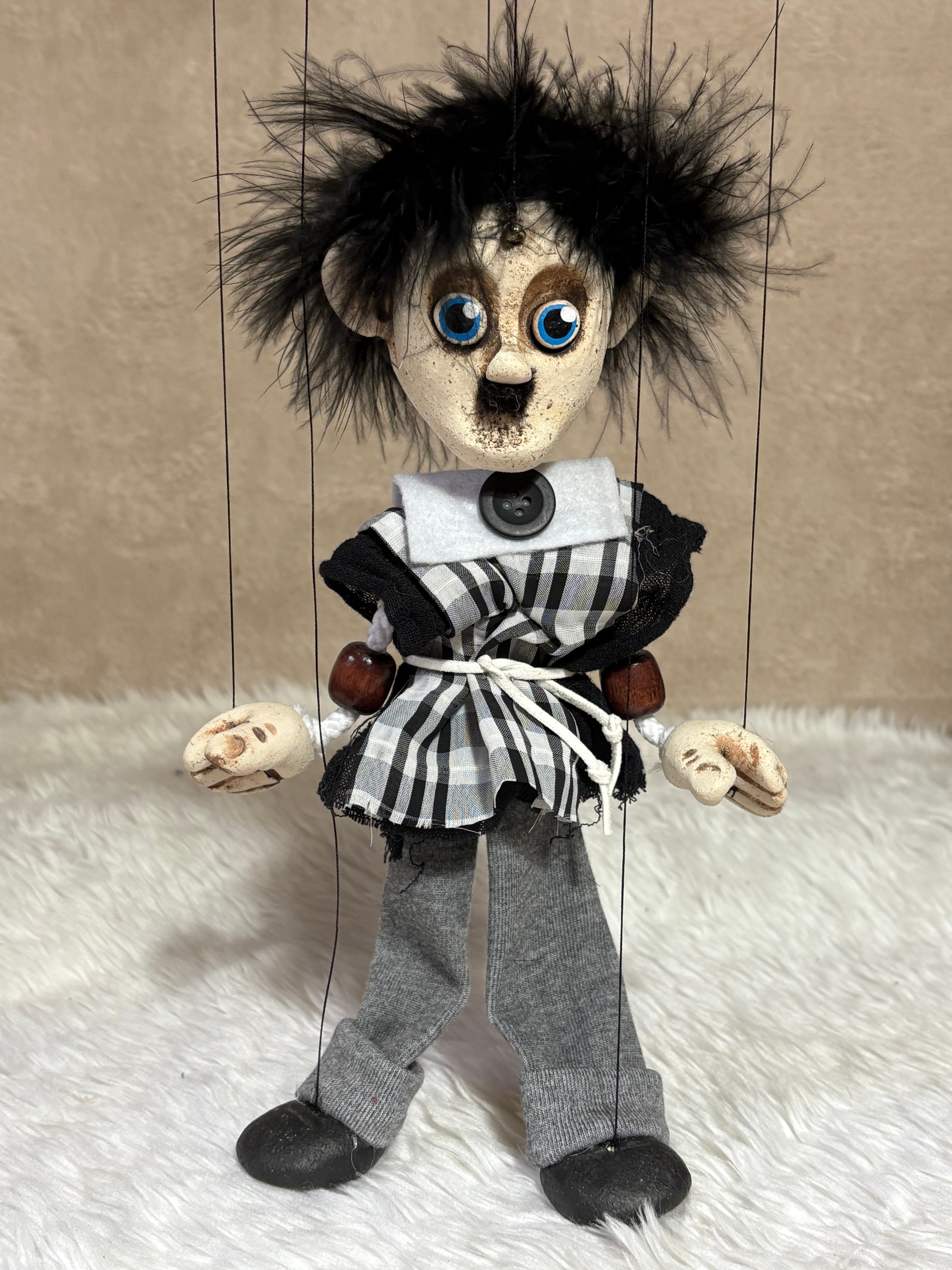 Charlie Chaplin: Handcrafted Clay Icon