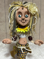 Mermaid Marionette Puppet - Handcrafted Clay Fantasy Character