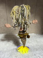 Mermaid Marionette Puppet - Handcrafted Clay Fantasy Character