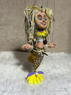 Mermaid Marionette Puppet - Handcrafted Clay Fantasy Character