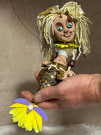 Mermaid Marionette Puppet - Handcrafted Clay Fantasy Character