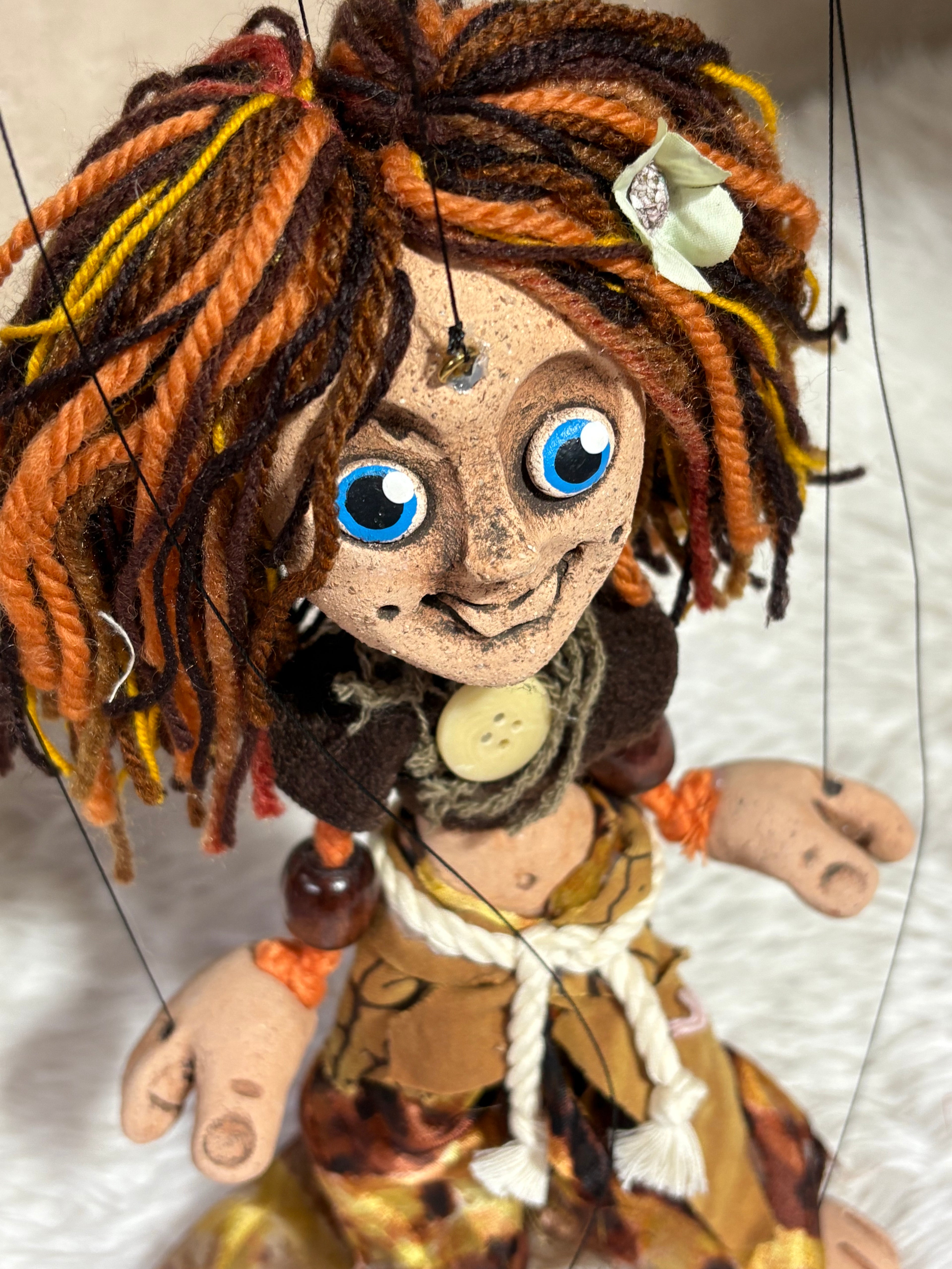 Hippy Chick: Classic Marionette Puppet
