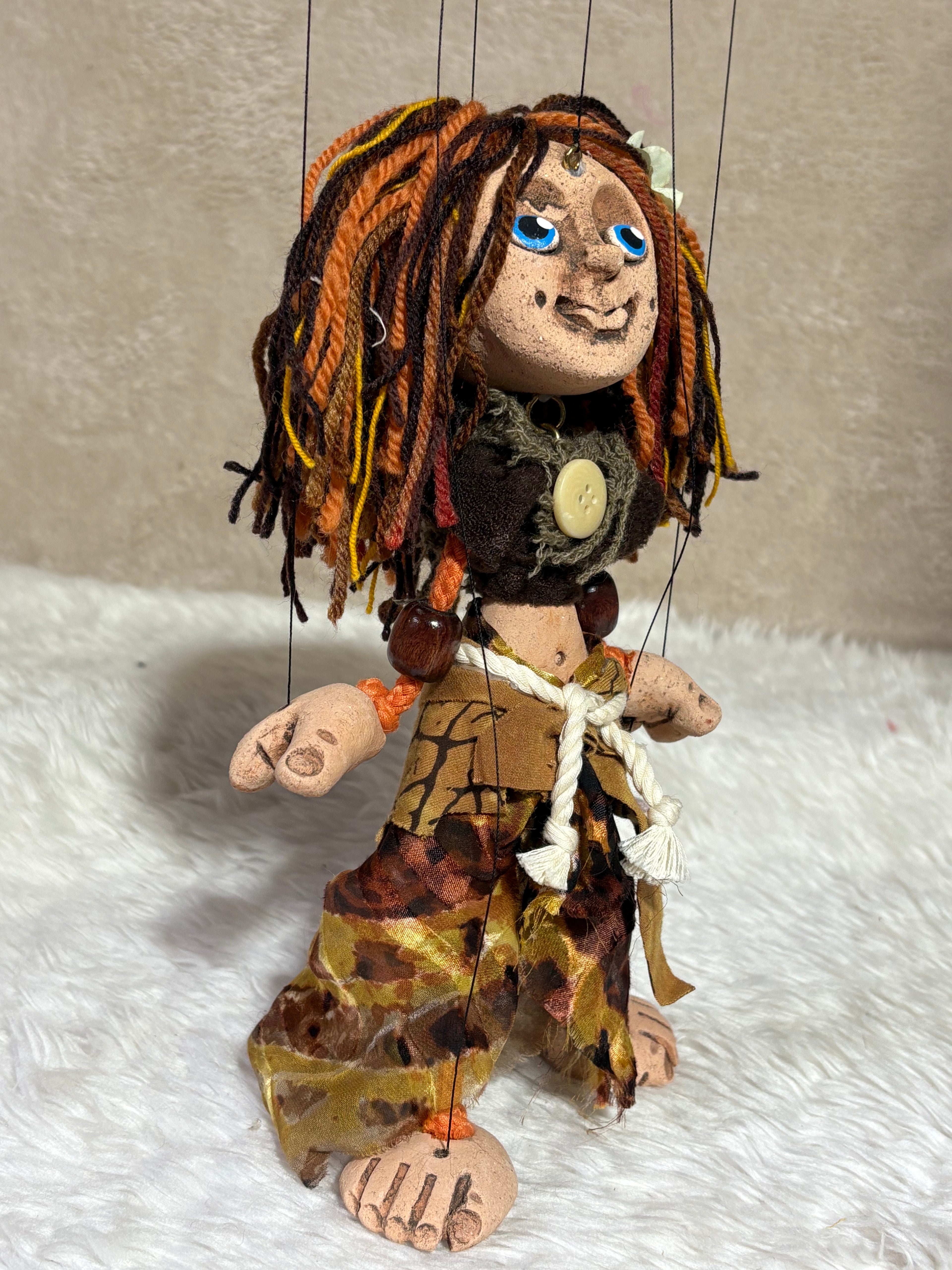 Hippy Chick: Classic Marionette Puppet
