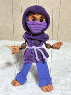 Purple Ninja Classic Marionette Puppet