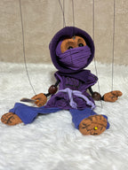 Purple Ninja Classic Marionette Puppet