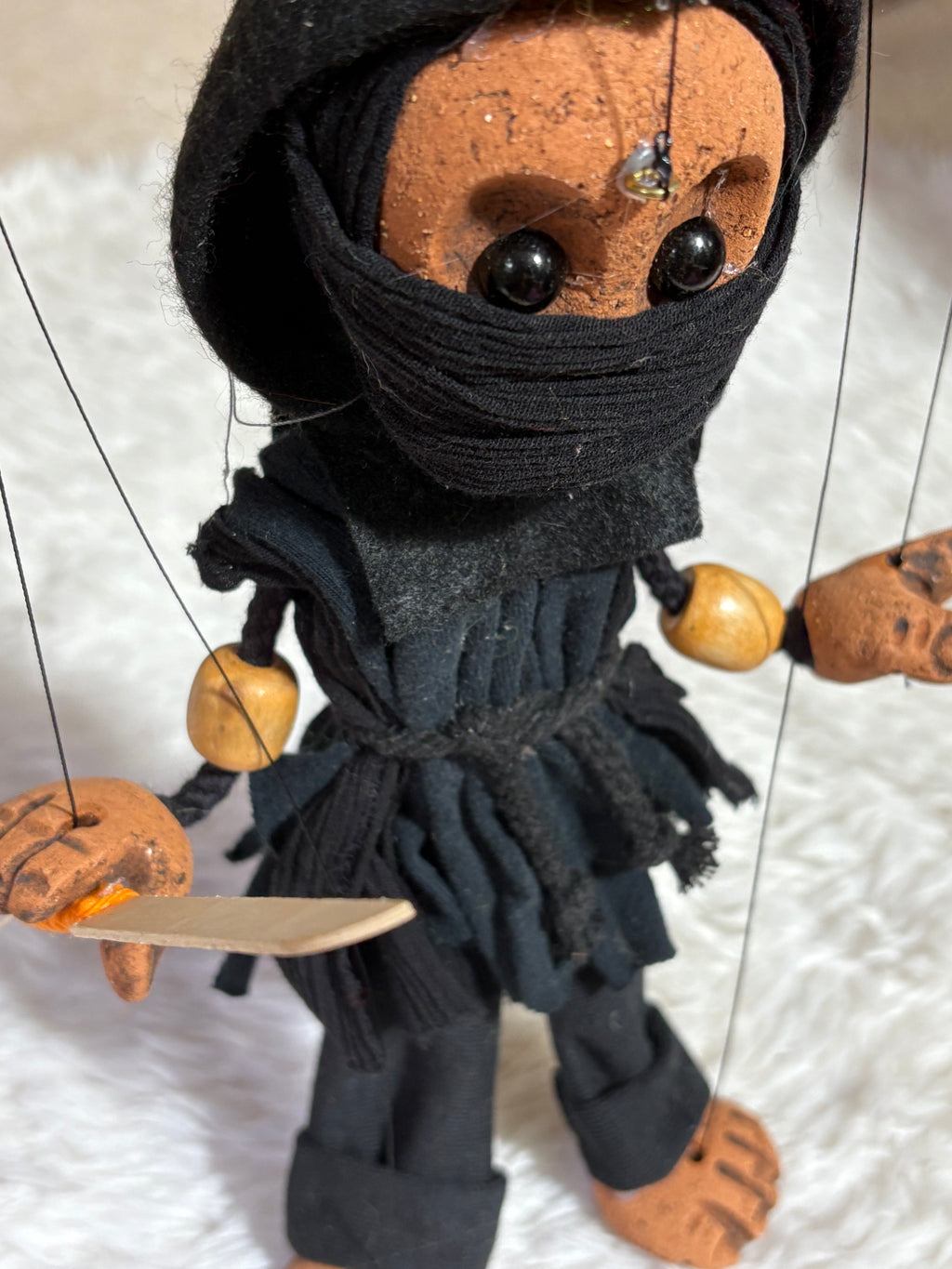 Black Ninja: Classic Marionette Puppet
