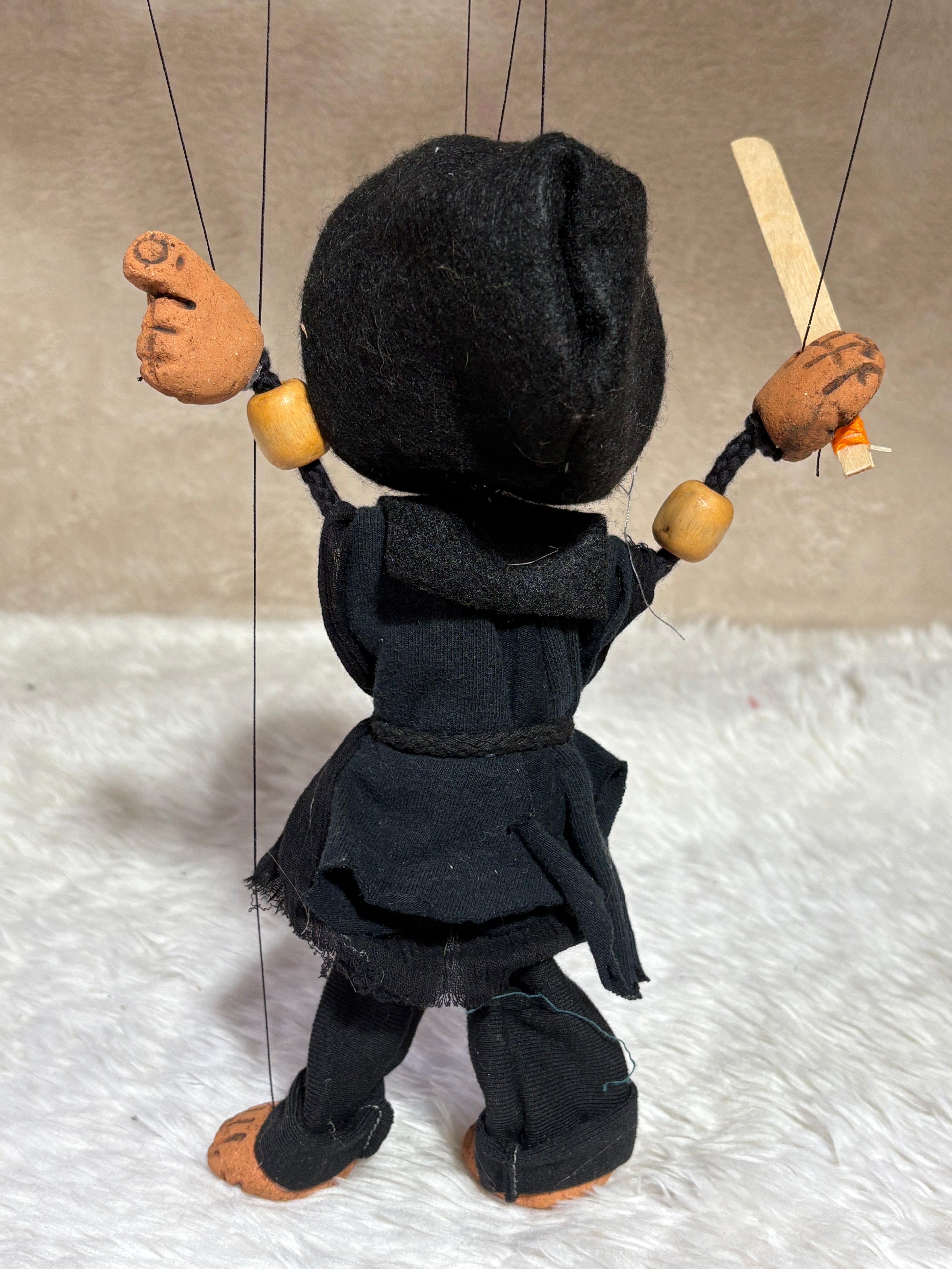 Black Ninja: Classic Marionette Puppet