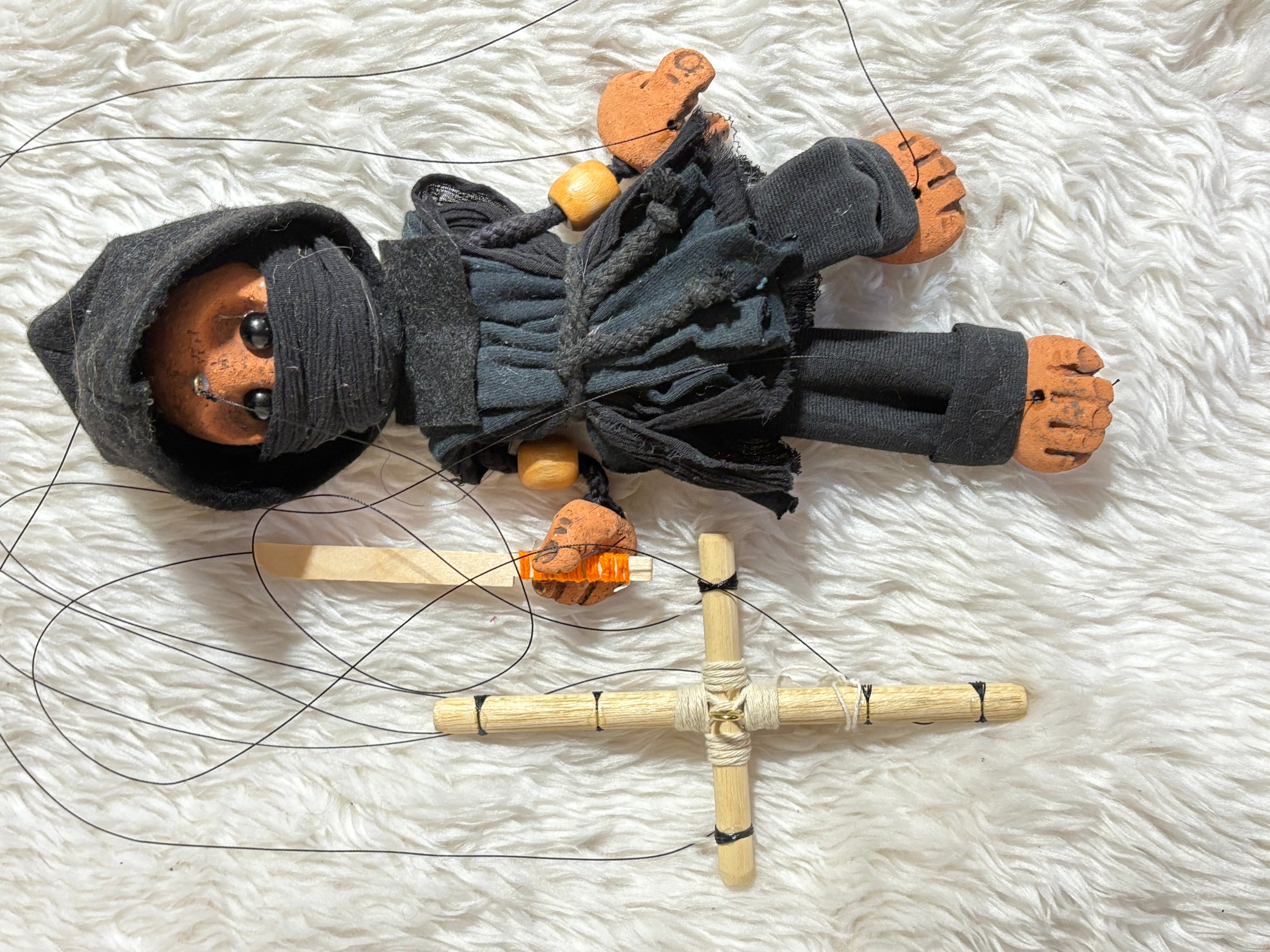Black Ninja: Classic Marionette Puppet