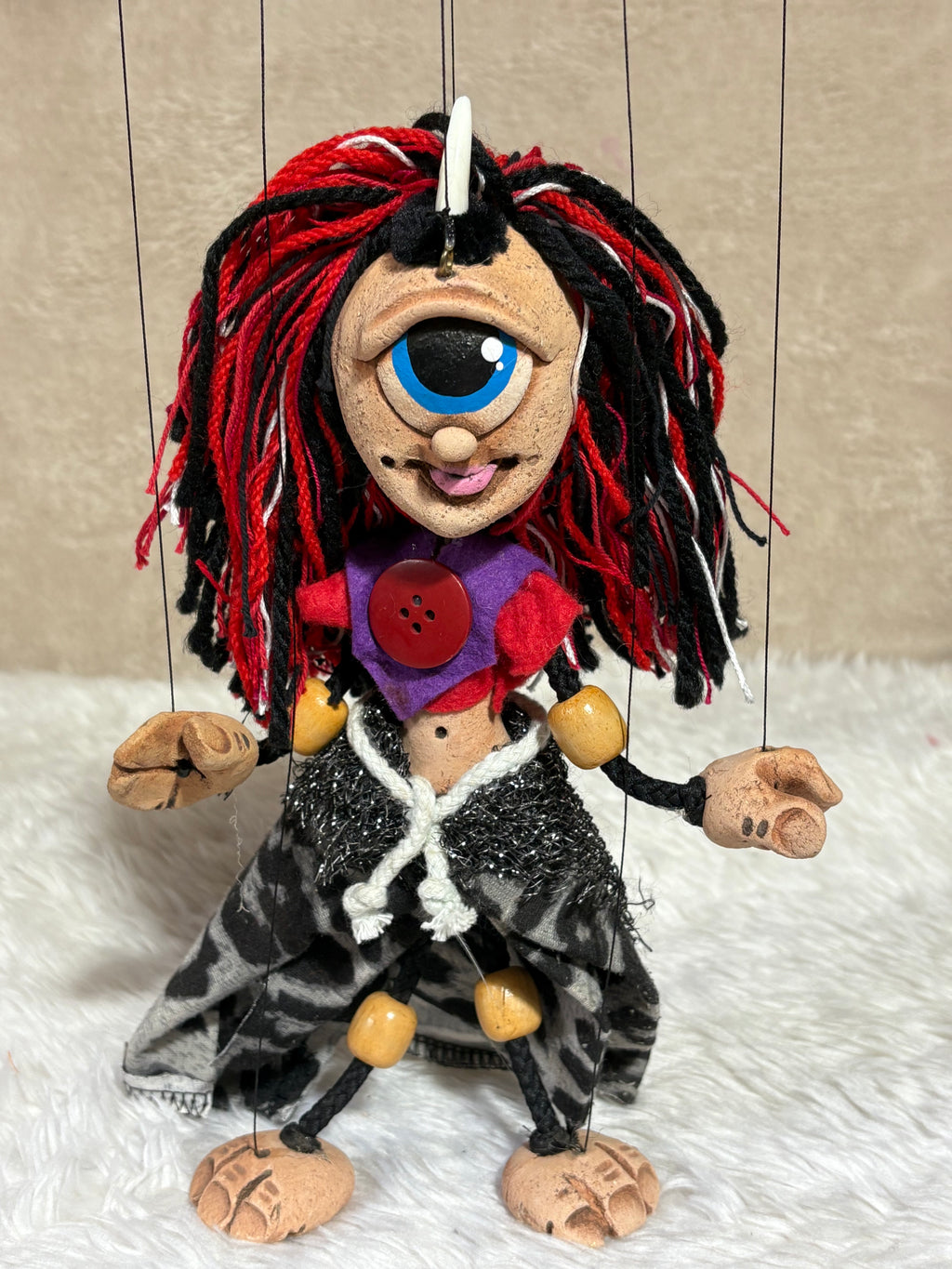 Sheclops Marionette Puppet