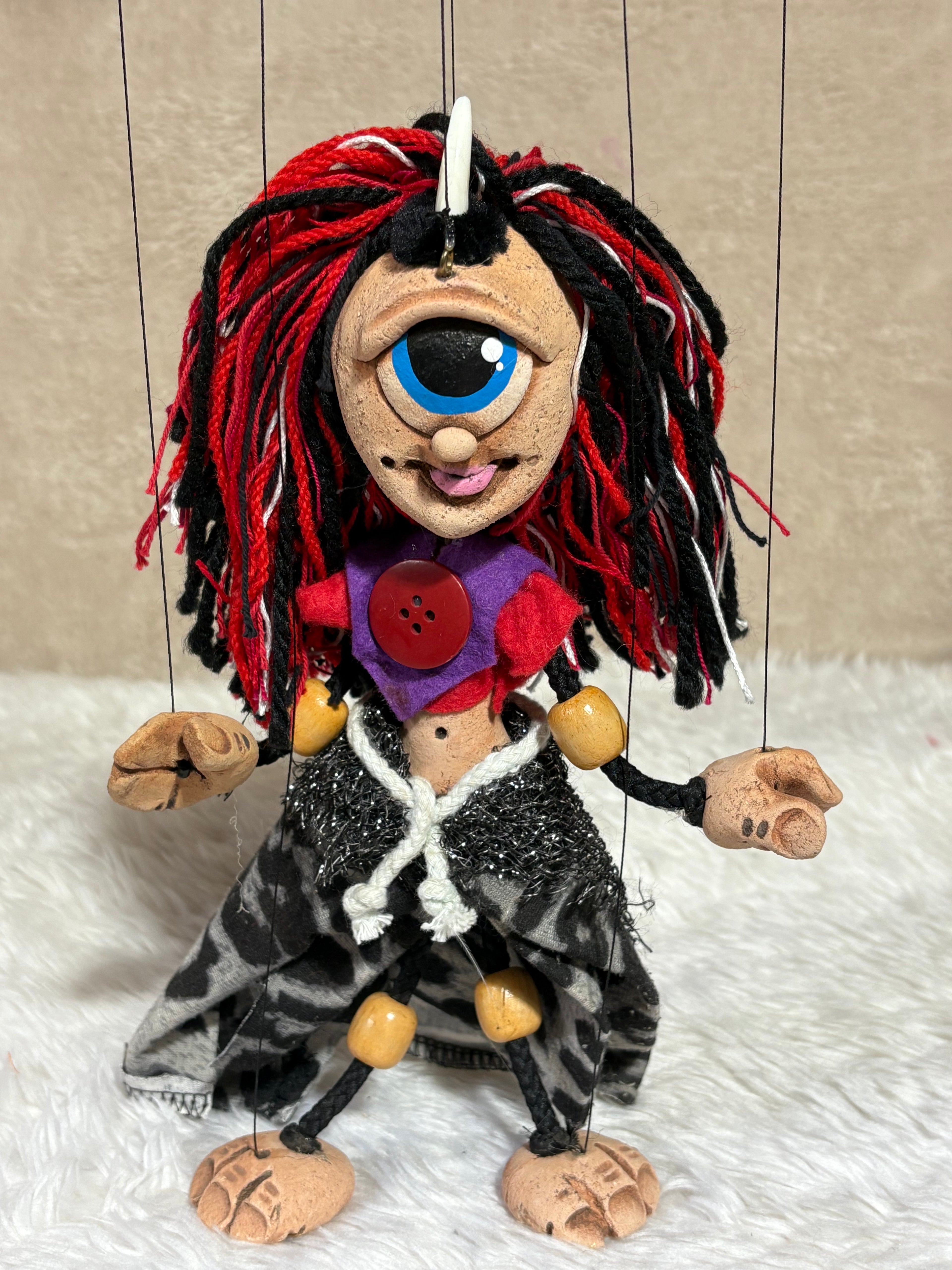 Sheclops Marionette Puppet