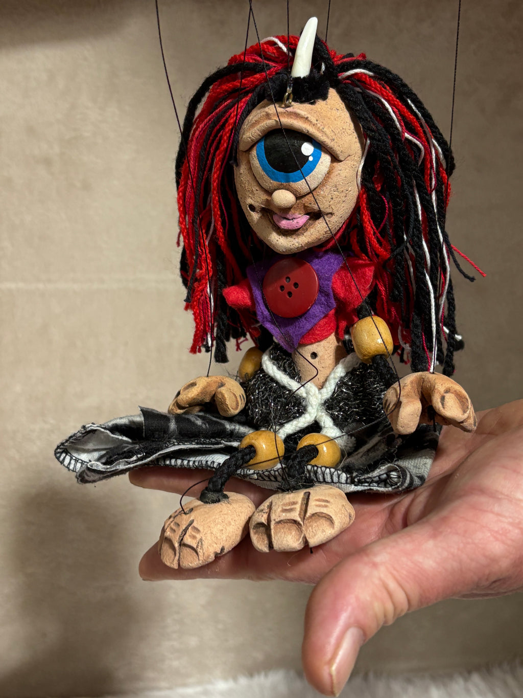 Sheclops Marionette Puppet