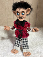 Mr. Mister Marionette Puppet - Handcrafted Clay Classic