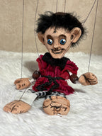 Mr. Mister Marionette Puppet - Handcrafted Clay Classic