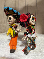 Day-of-the-Dead Couple - Marionette Puppets